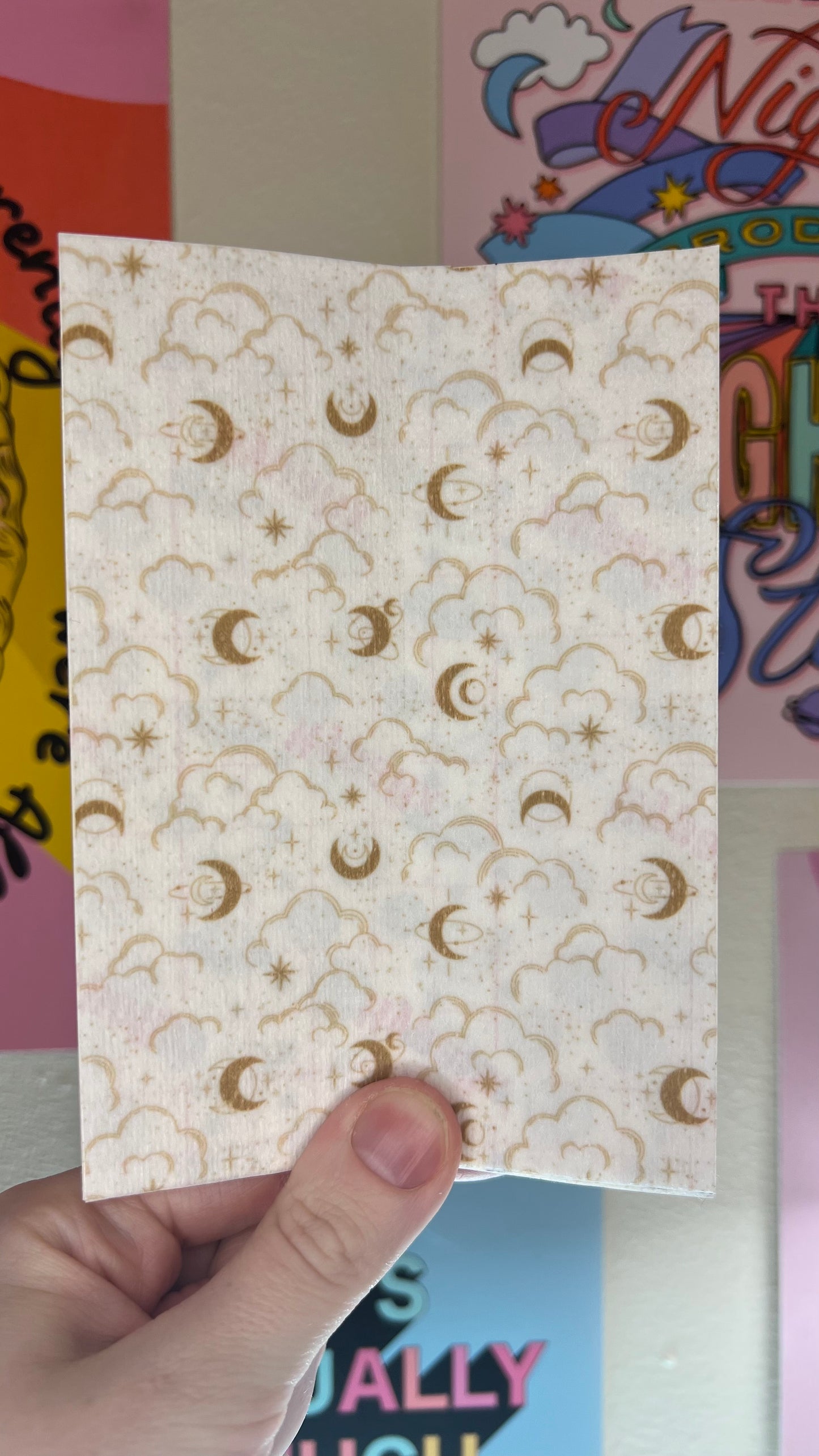 Celestial clouds and moons Tubie tape
