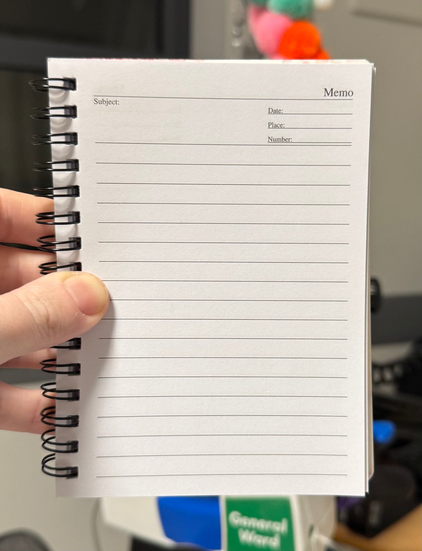 Cute & Pip A6 note book with sticky notes