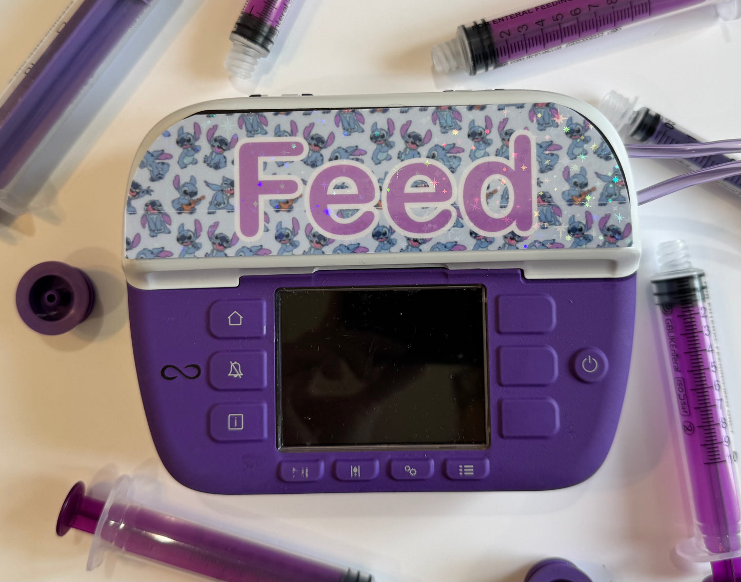 personalised both Nutricia infinity and infinity 3 pump types available (pump sticker) stitch
