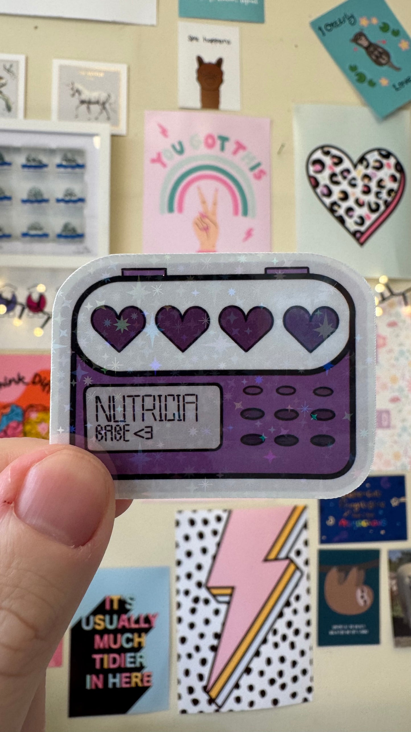 Cute Nutricia Pump infinity ‘classic’ stickers