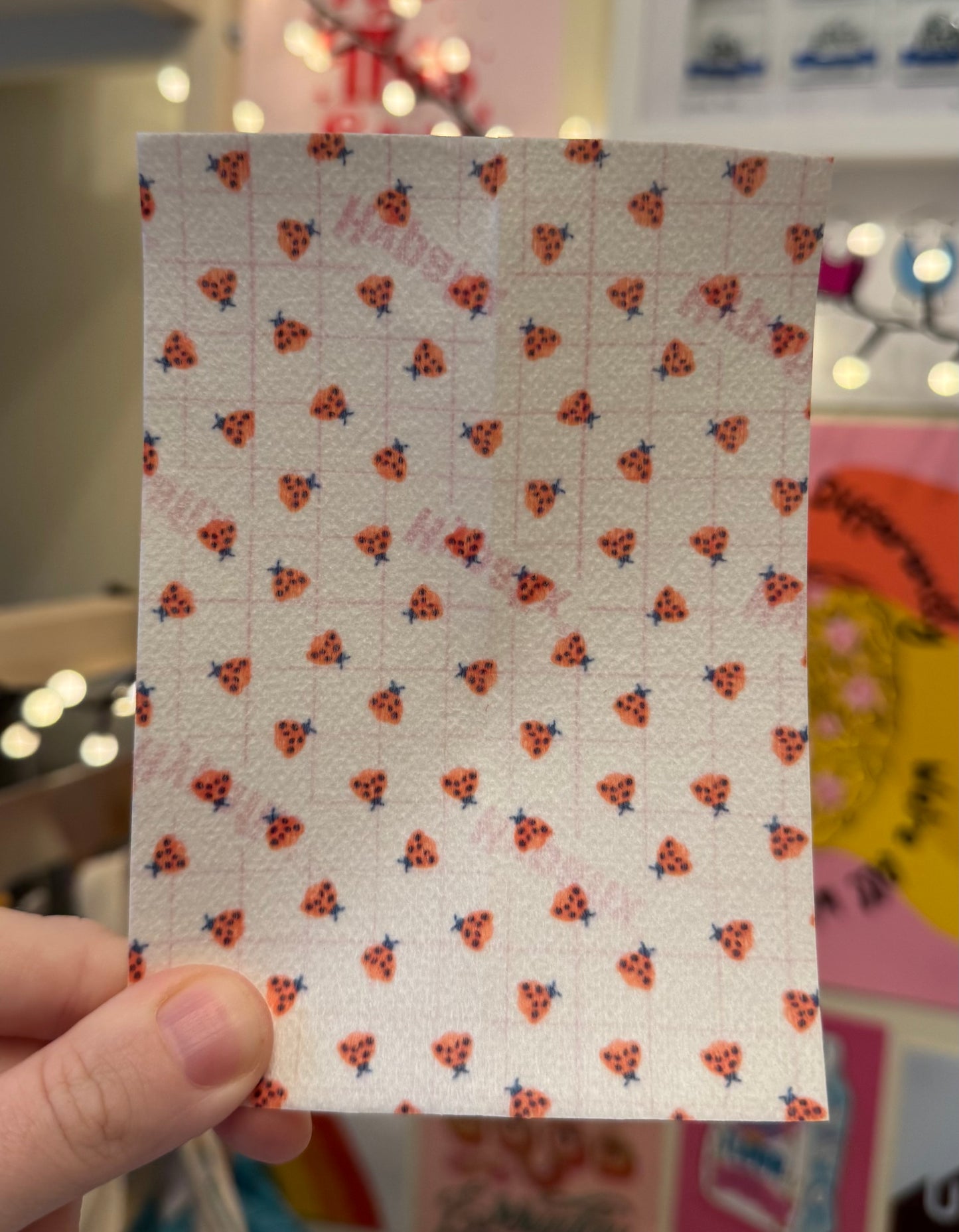 Watercolour ladybirds Tubie tape