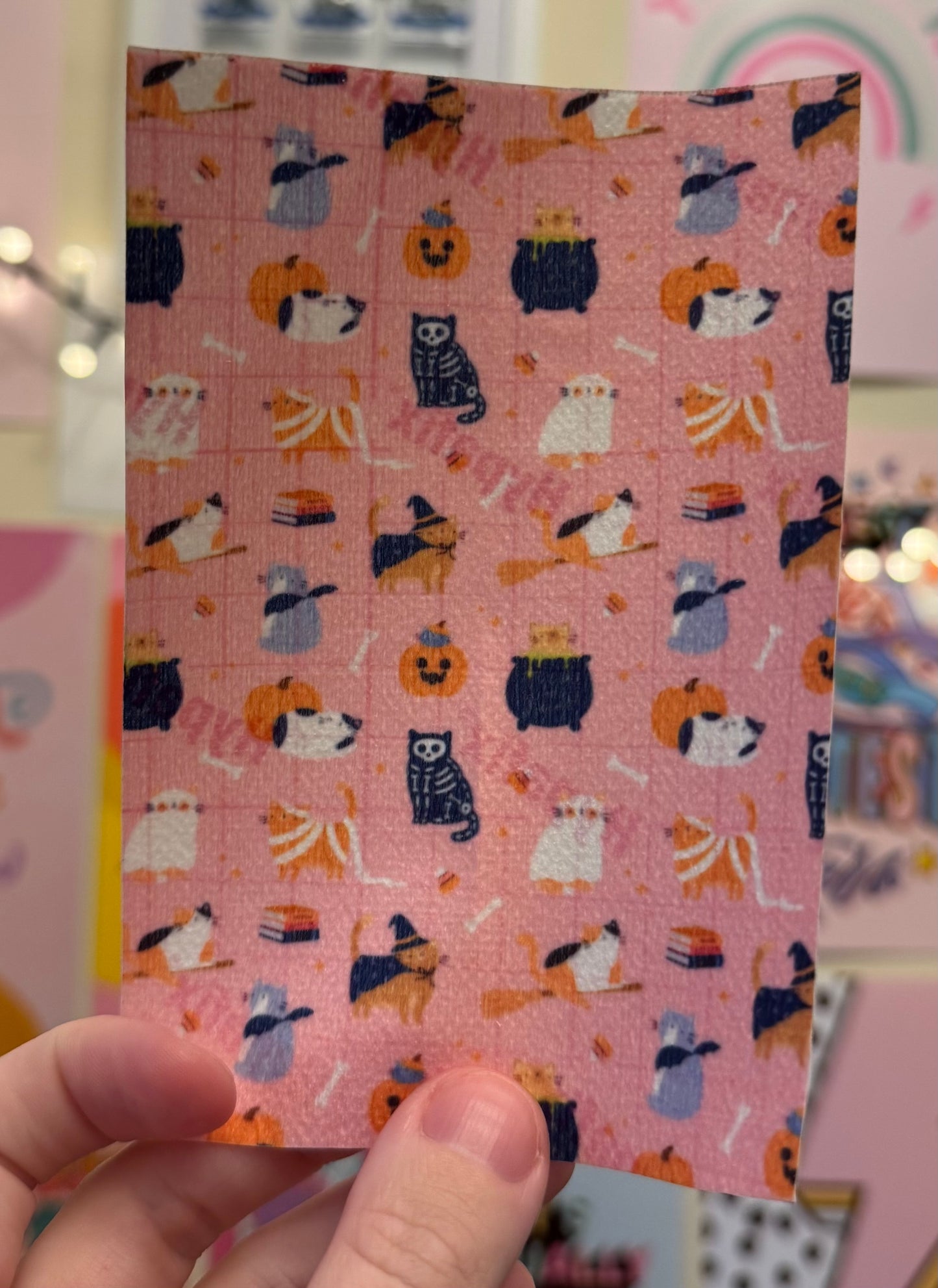 Cute Halloween cats tubie tape