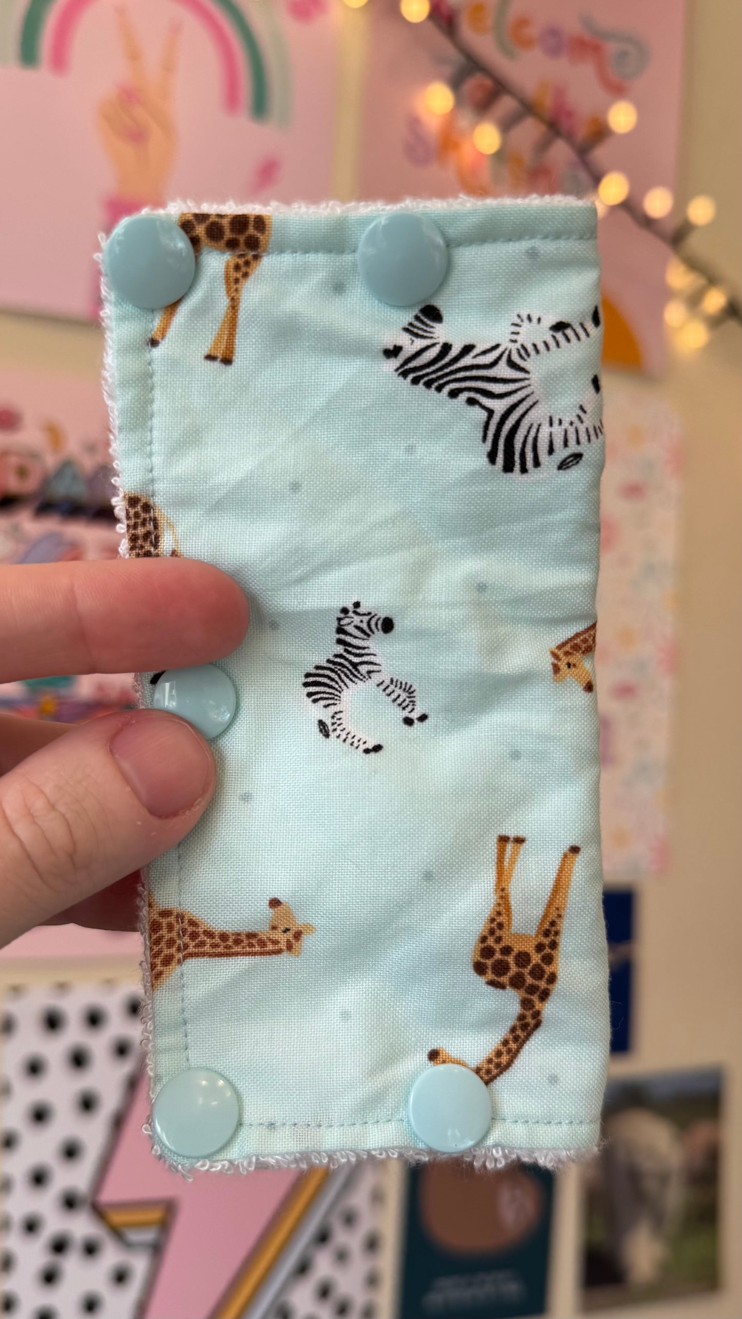 Safari zebras and giraffes Large port cover