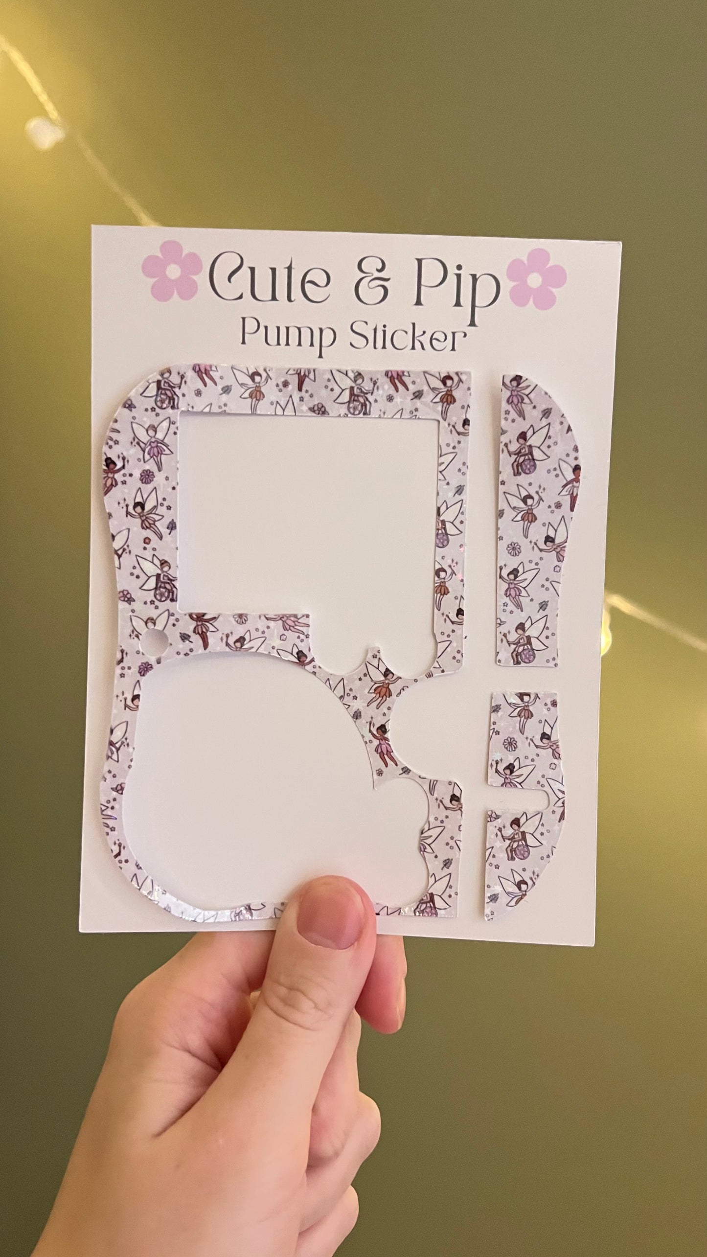 Magical Fairy’s and wheelchair user fairy’s Abbott non-personalised pump sticker