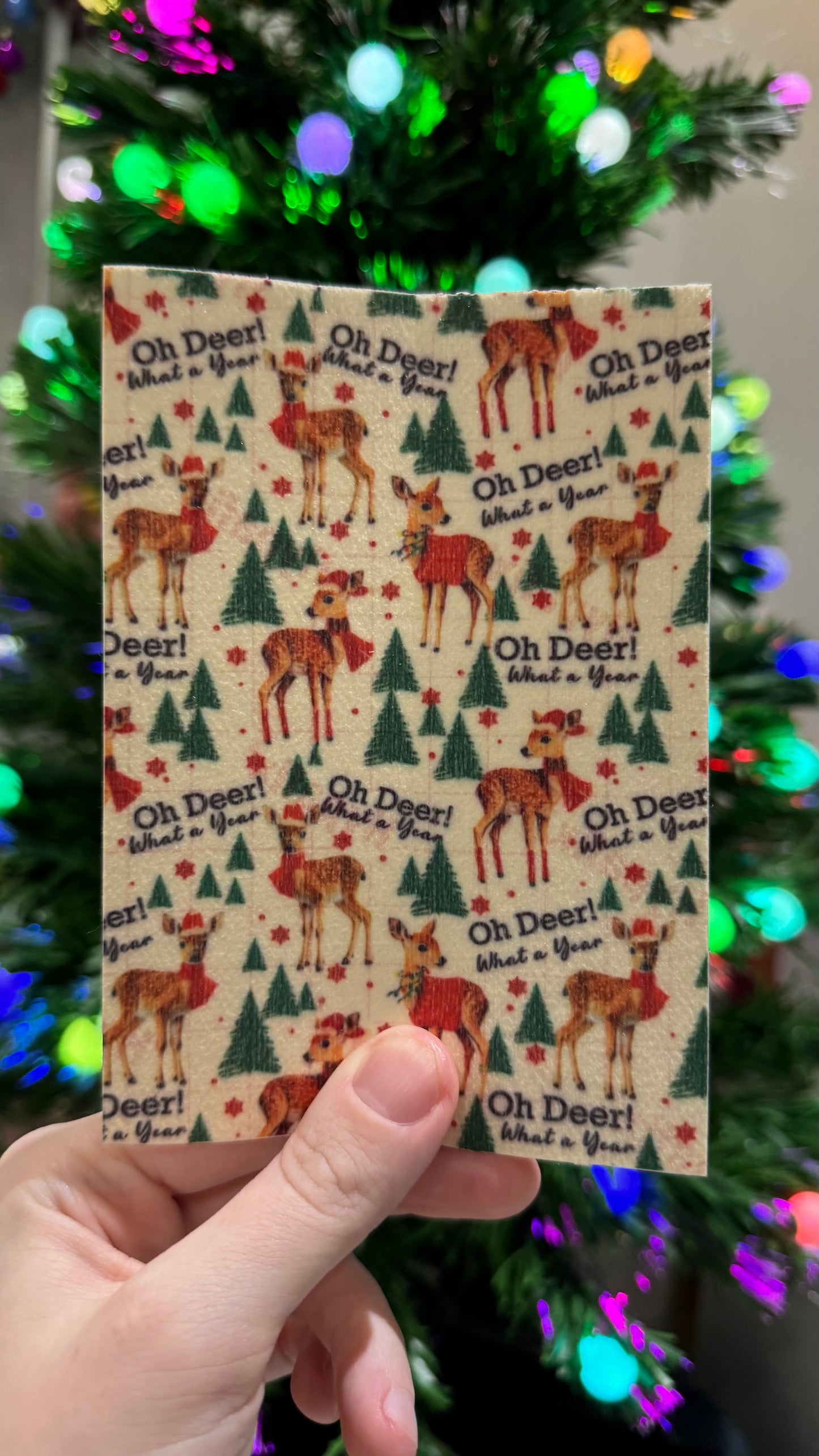 “Oh deer what a year”! Funny & relatable Winter Tubie tape collection
