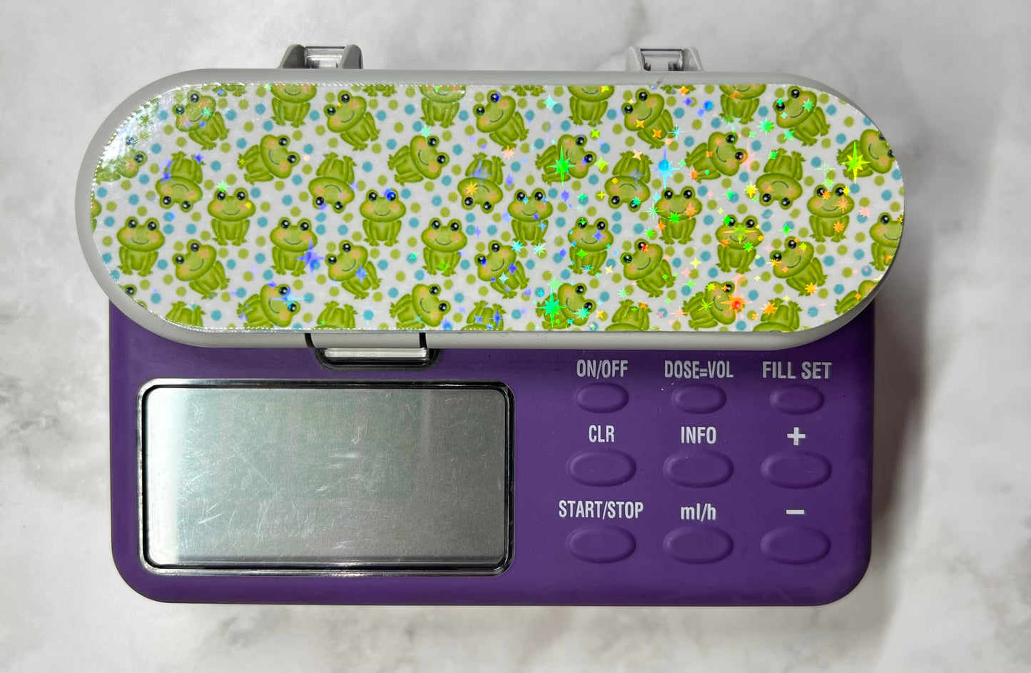Frogs Nutricia pump sticker