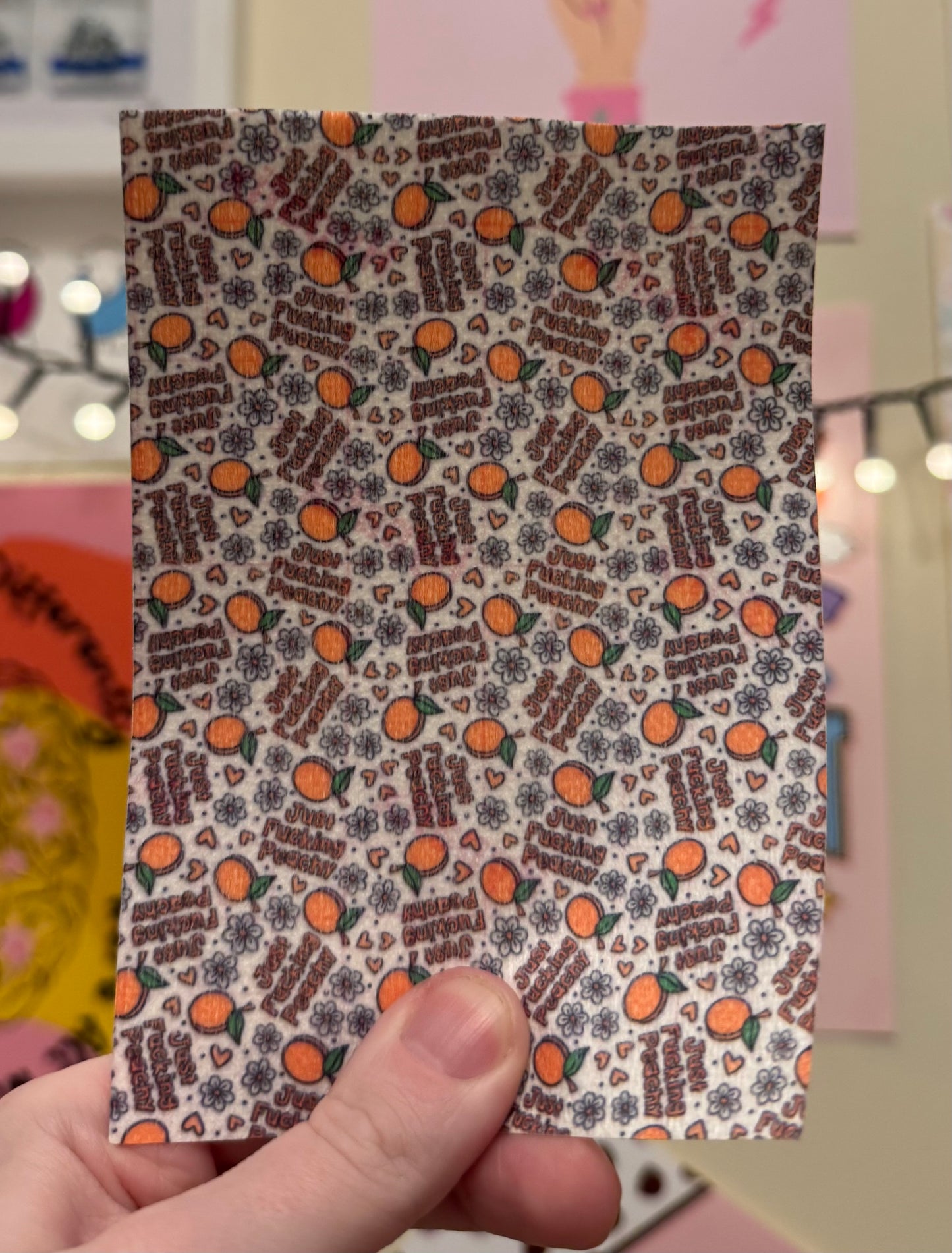 just f*cking peachy swearing Tubie tape