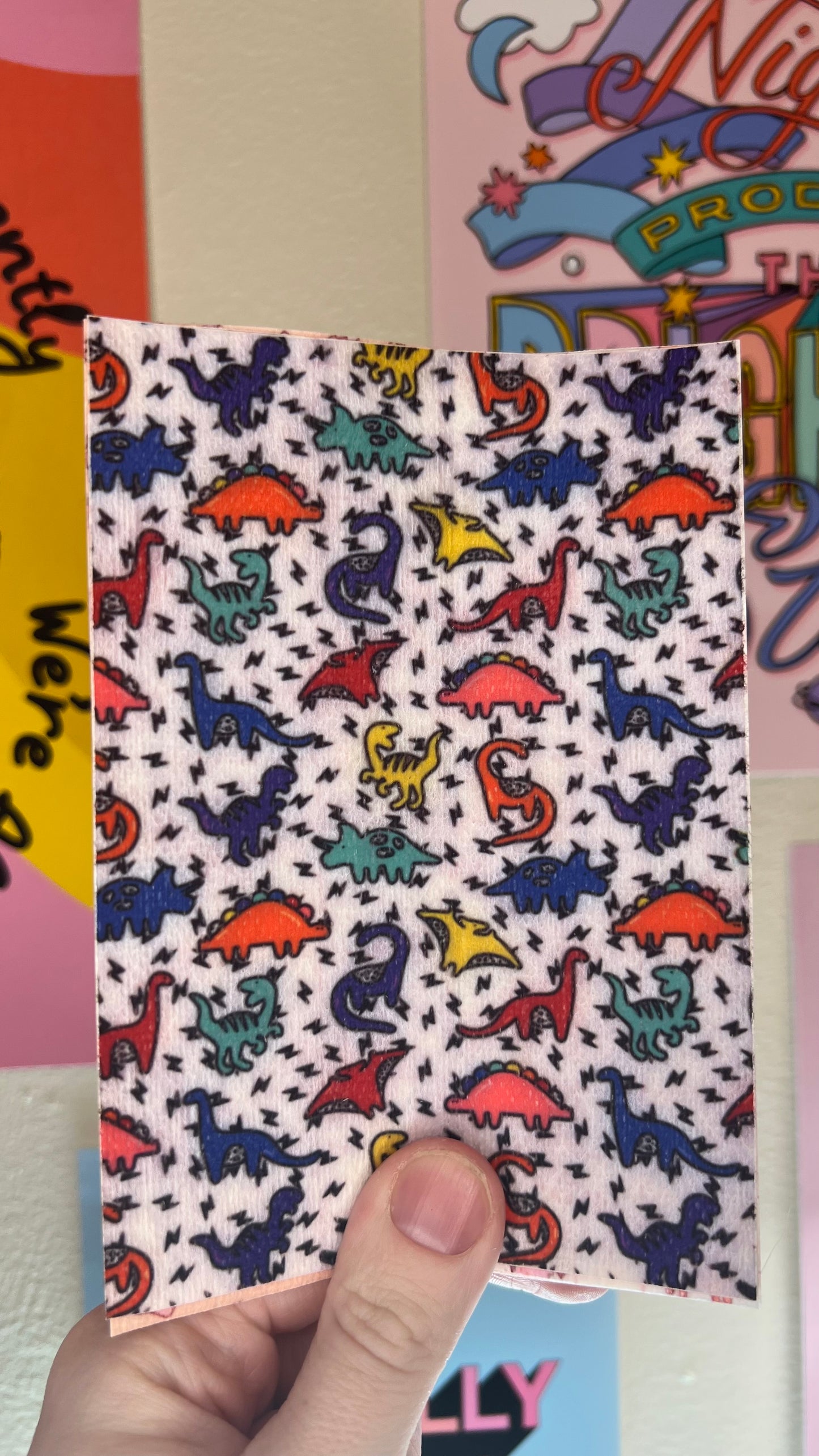 Rainbows rockstar dinosaurs Tubie tape