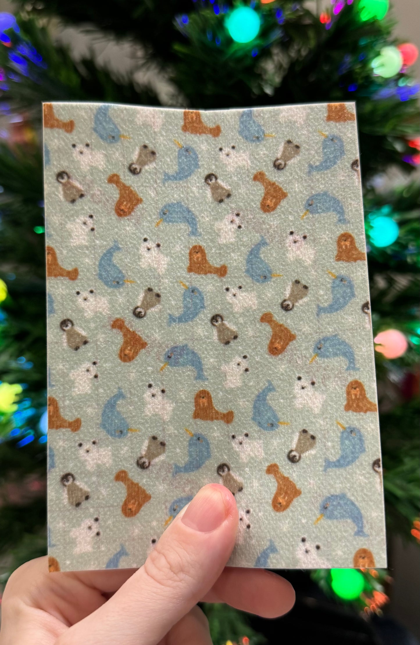 Arctic friends polar bears penguins and narwhals Tubie tape