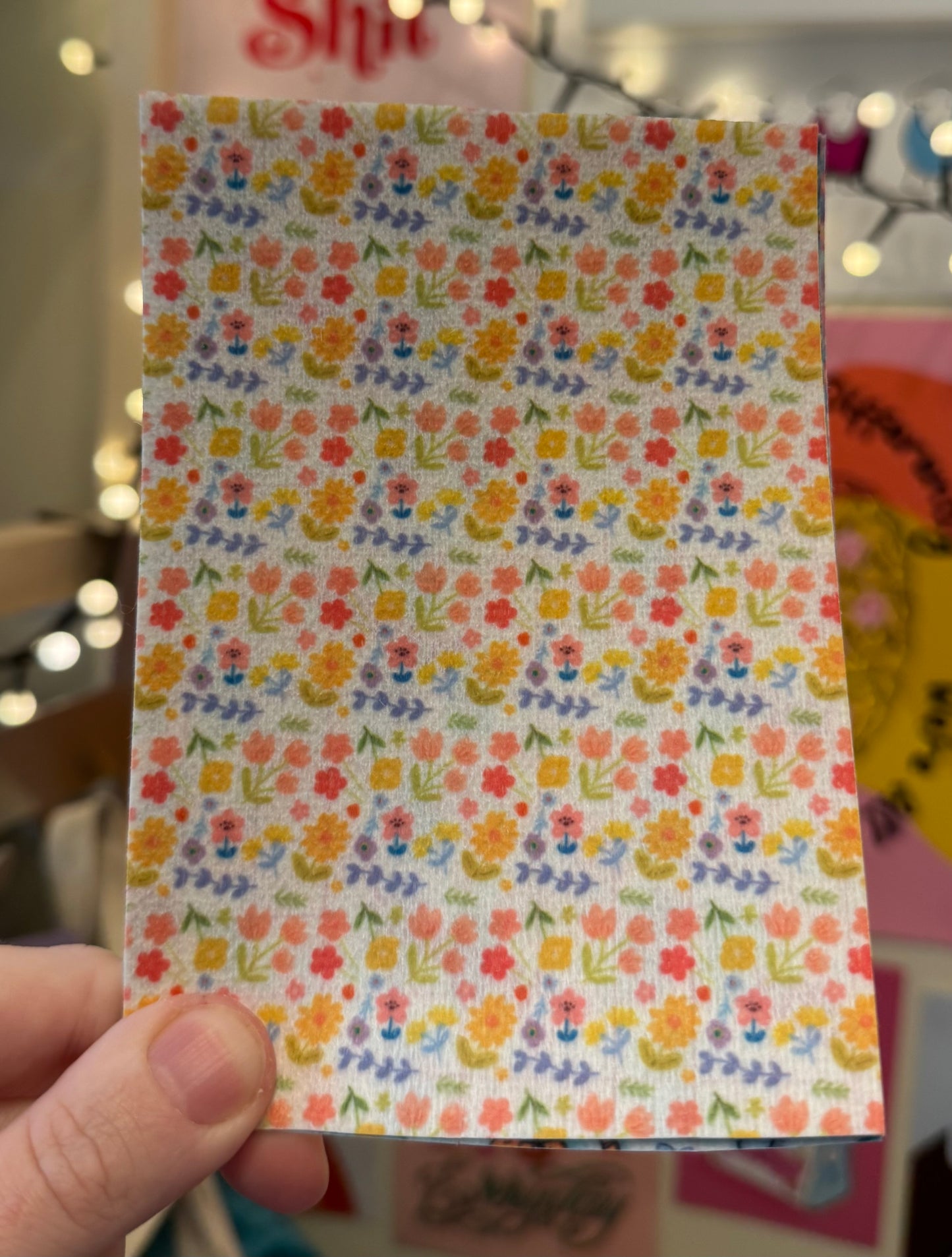Bright colourful summer flowers Tubie tape