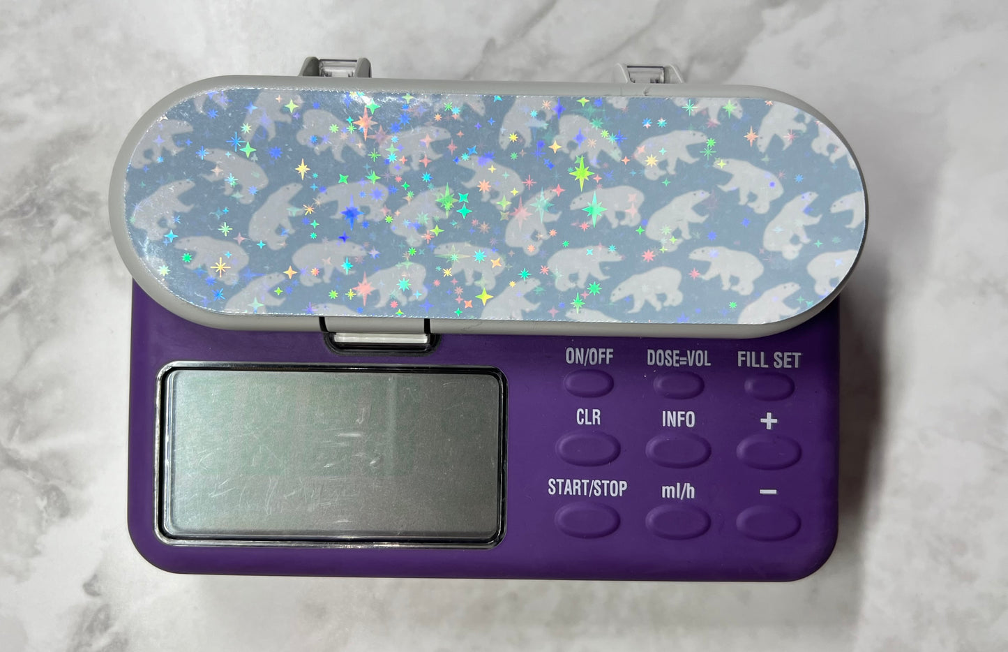 Polar bears Nutricia pump sticker