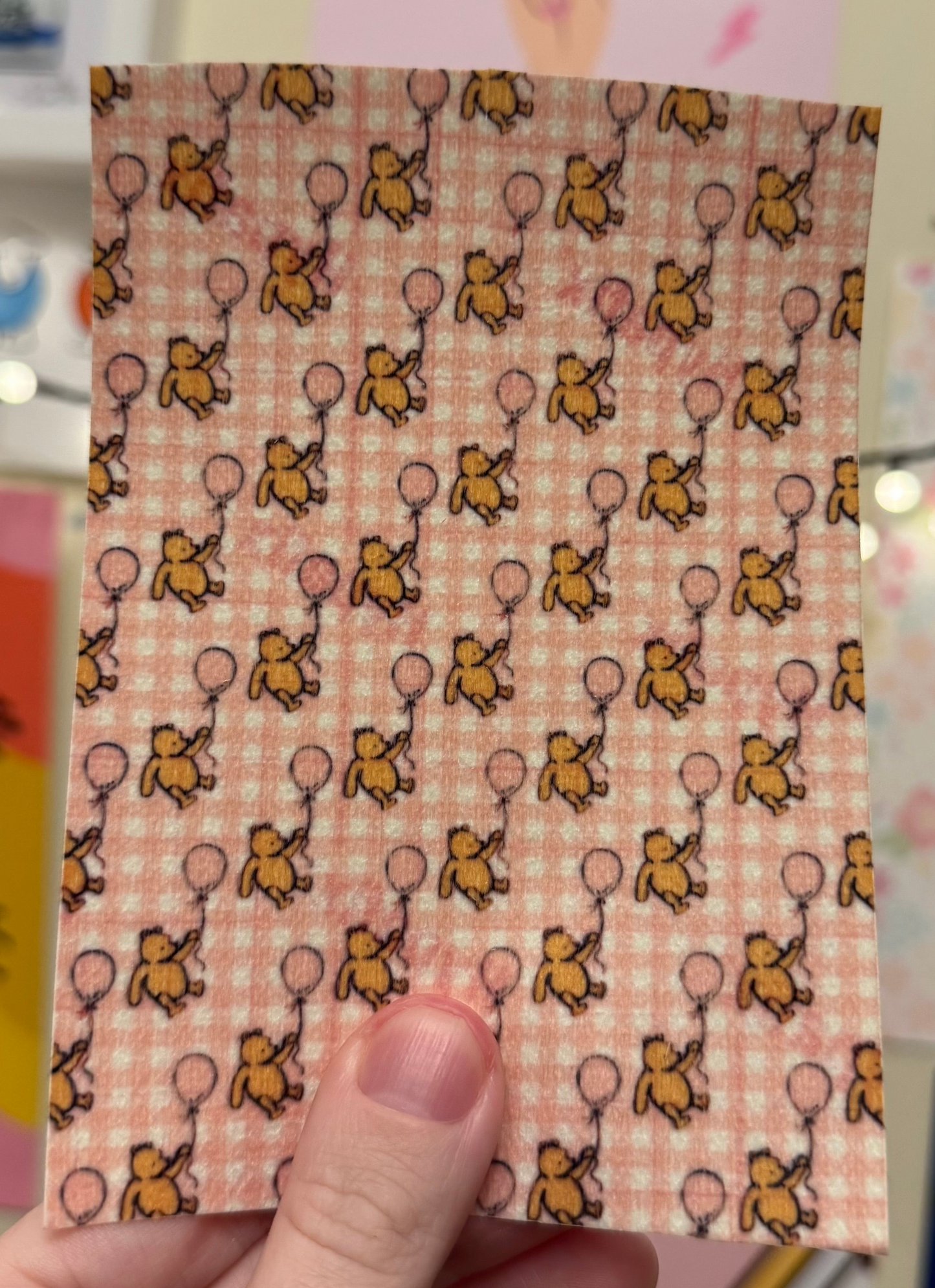 Pink Winnie the Pooh & balloonsTubie tape collection