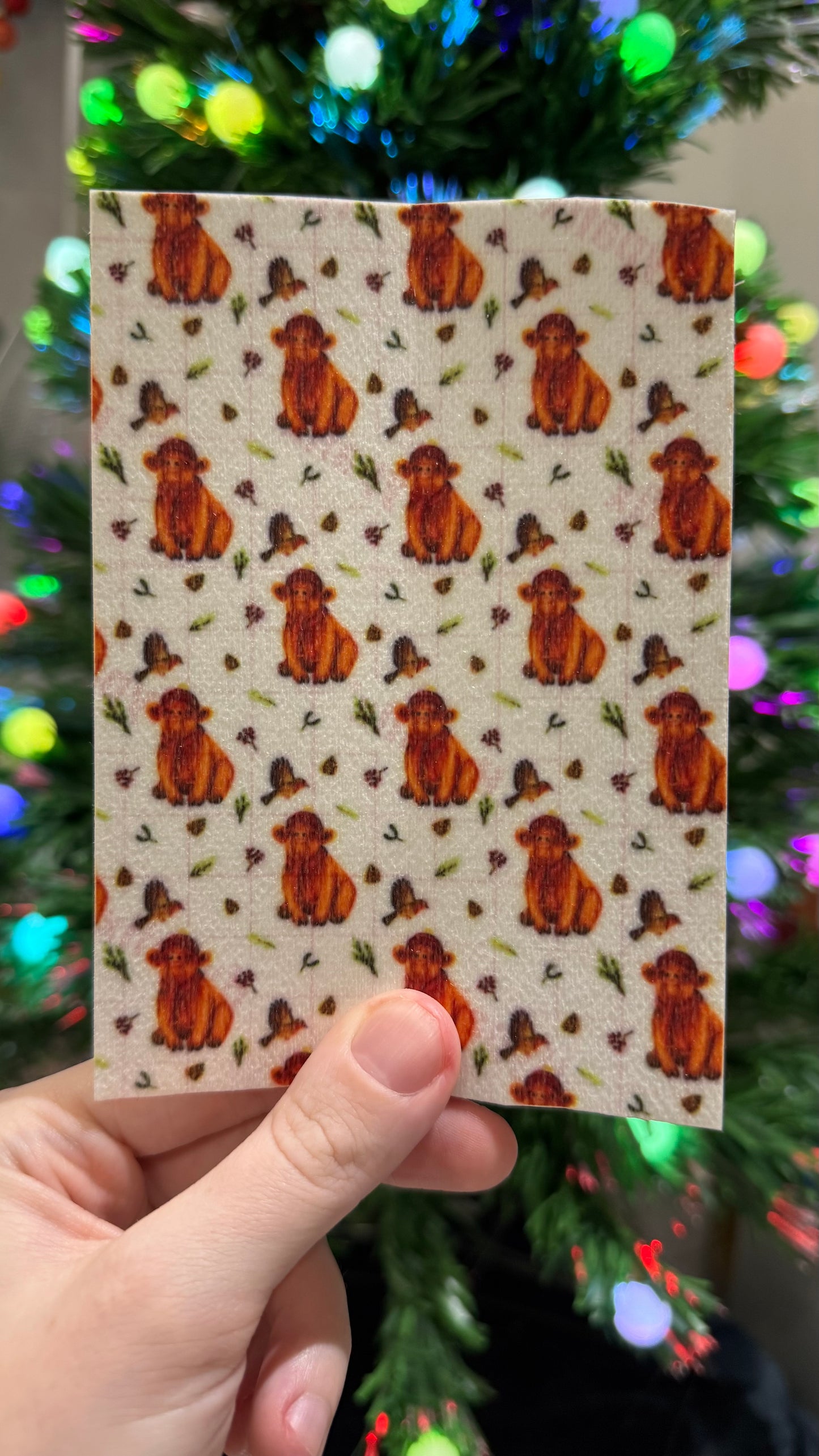 Winter highland cow! Winter Tubie tape collection