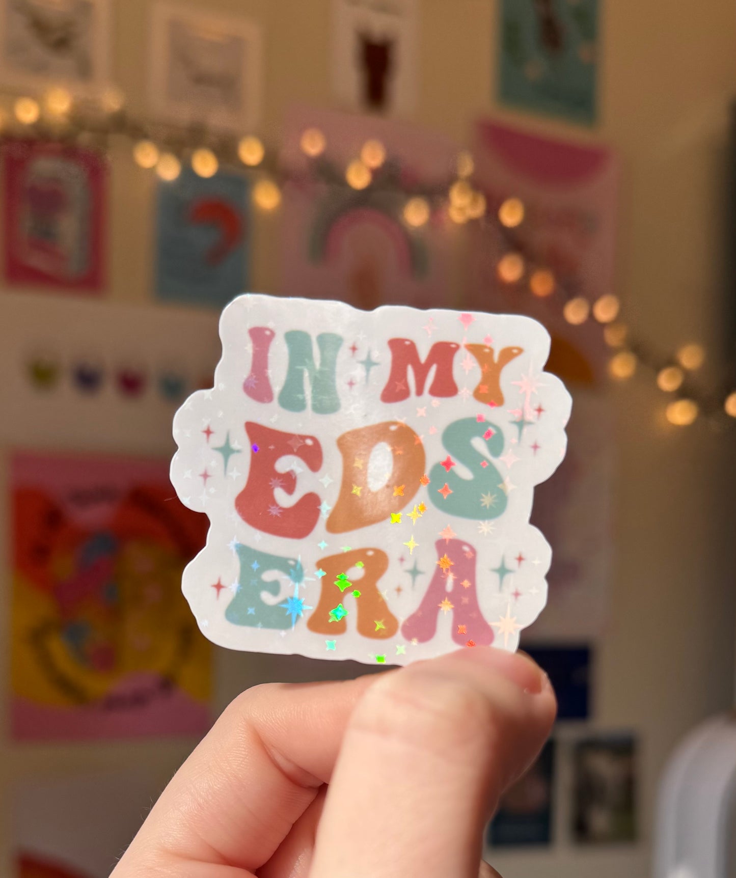 In my Ehlers danlos syndrome EDS era! Holographic Sticker