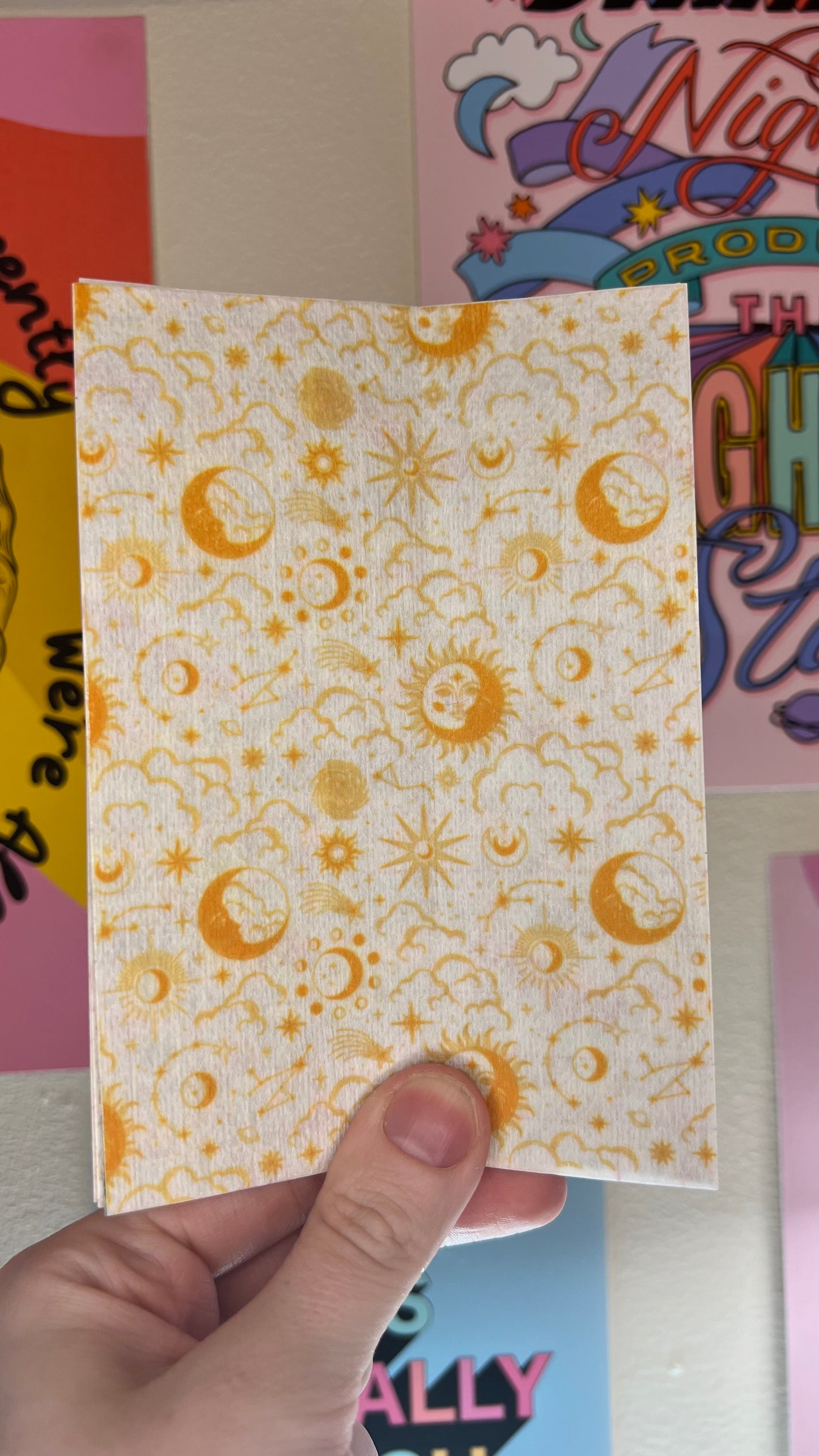 Celestial Moons faces and suns Tubie tape