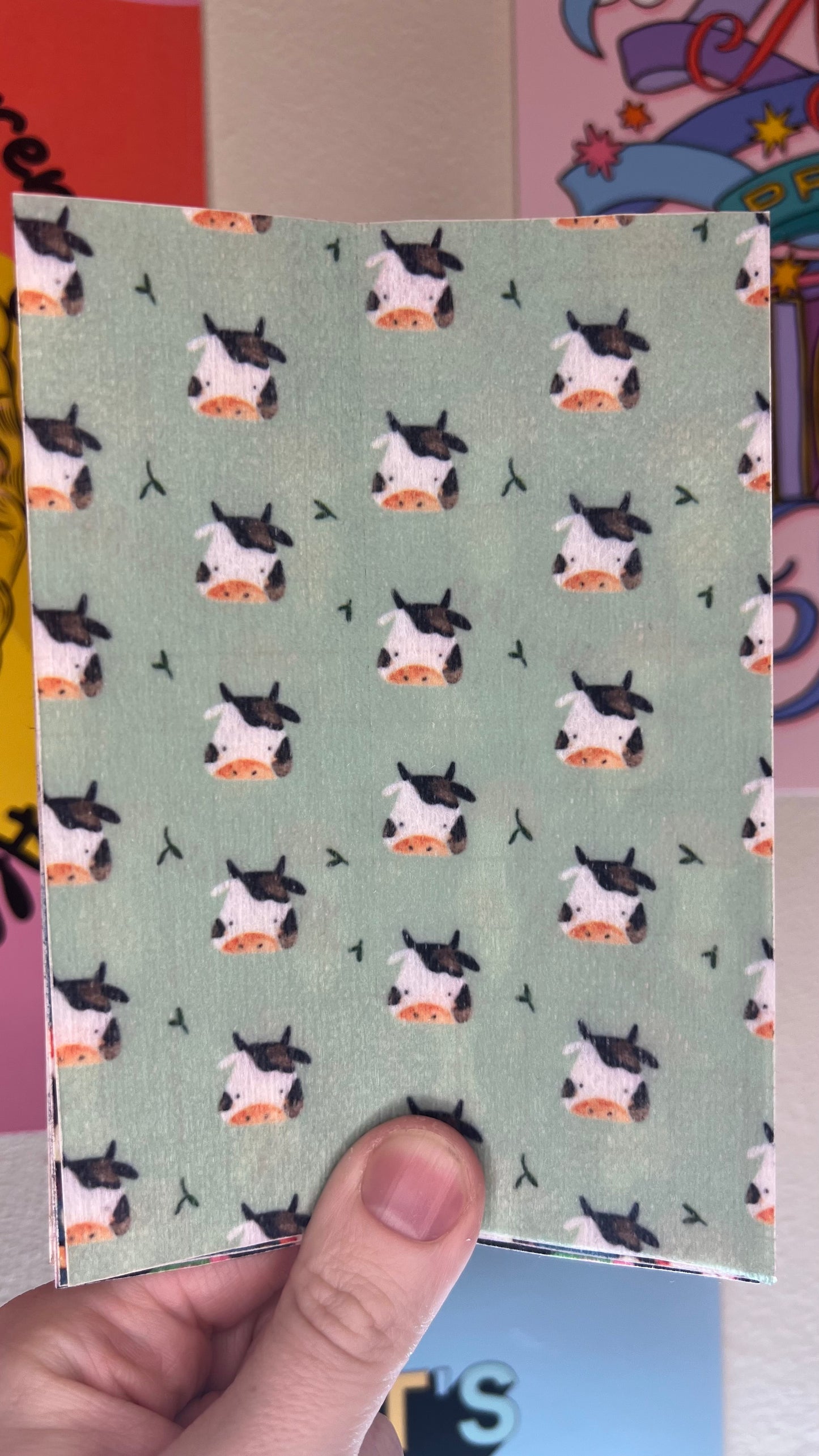 Moo cow faces Tubie tape