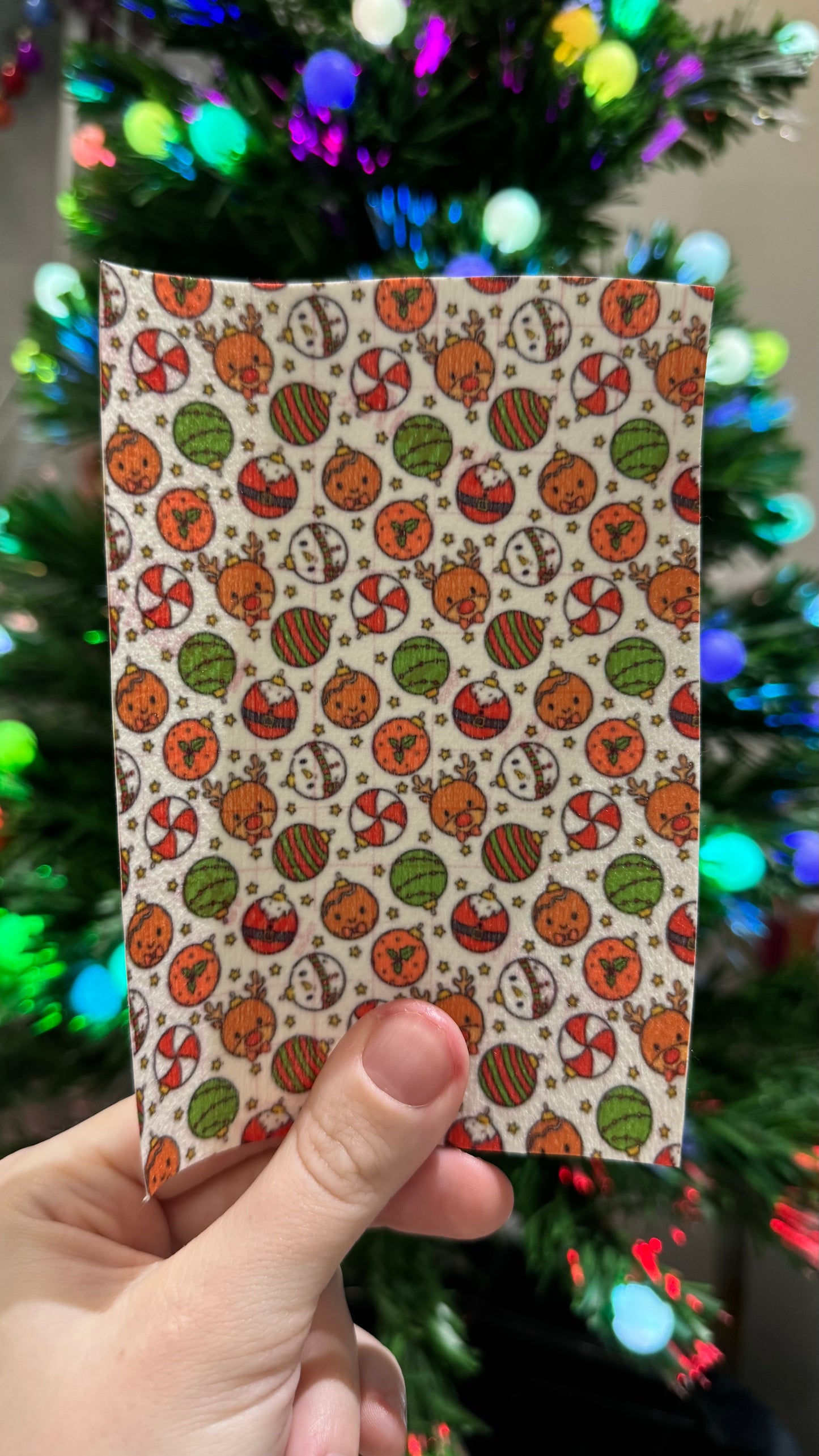 Christmas baubles Winter Tubie tape collection