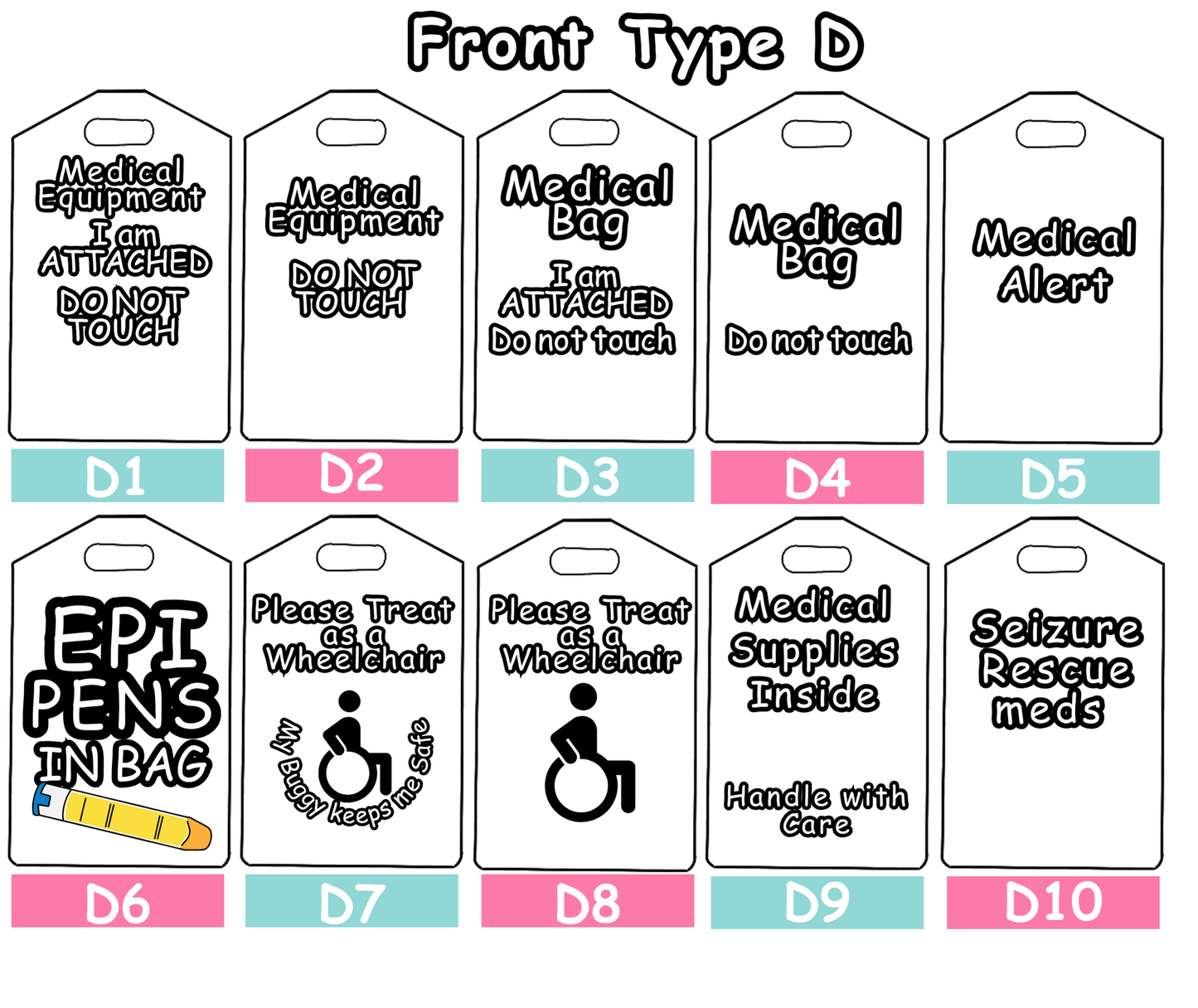 Create Your Own Medical Bag Tag