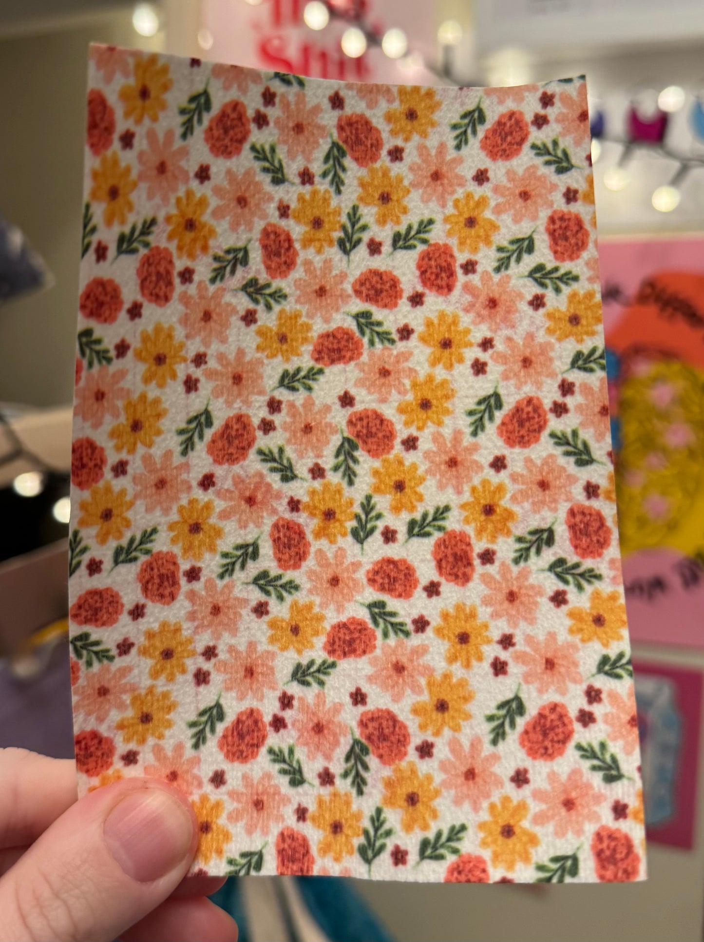 Warm summer floral Tubie tape
