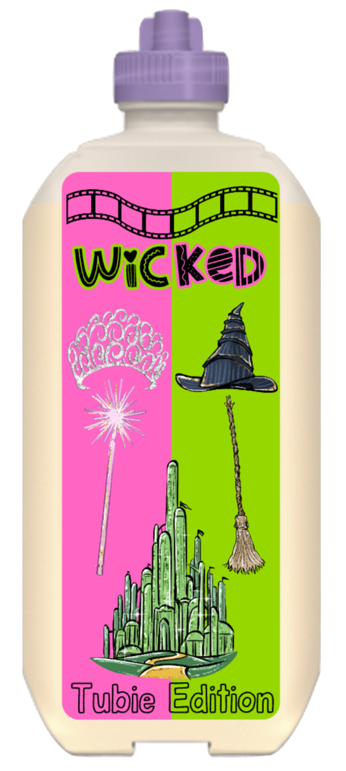(Nestle Peptamen) Wicked tubie edition - Foodie al Tubie feed bottle stickers