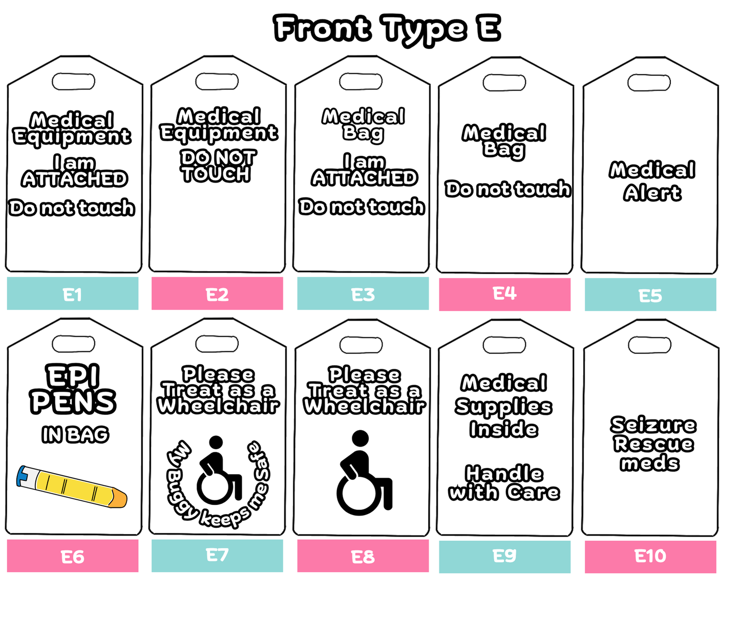 Create Your Own Medical Bag Tag