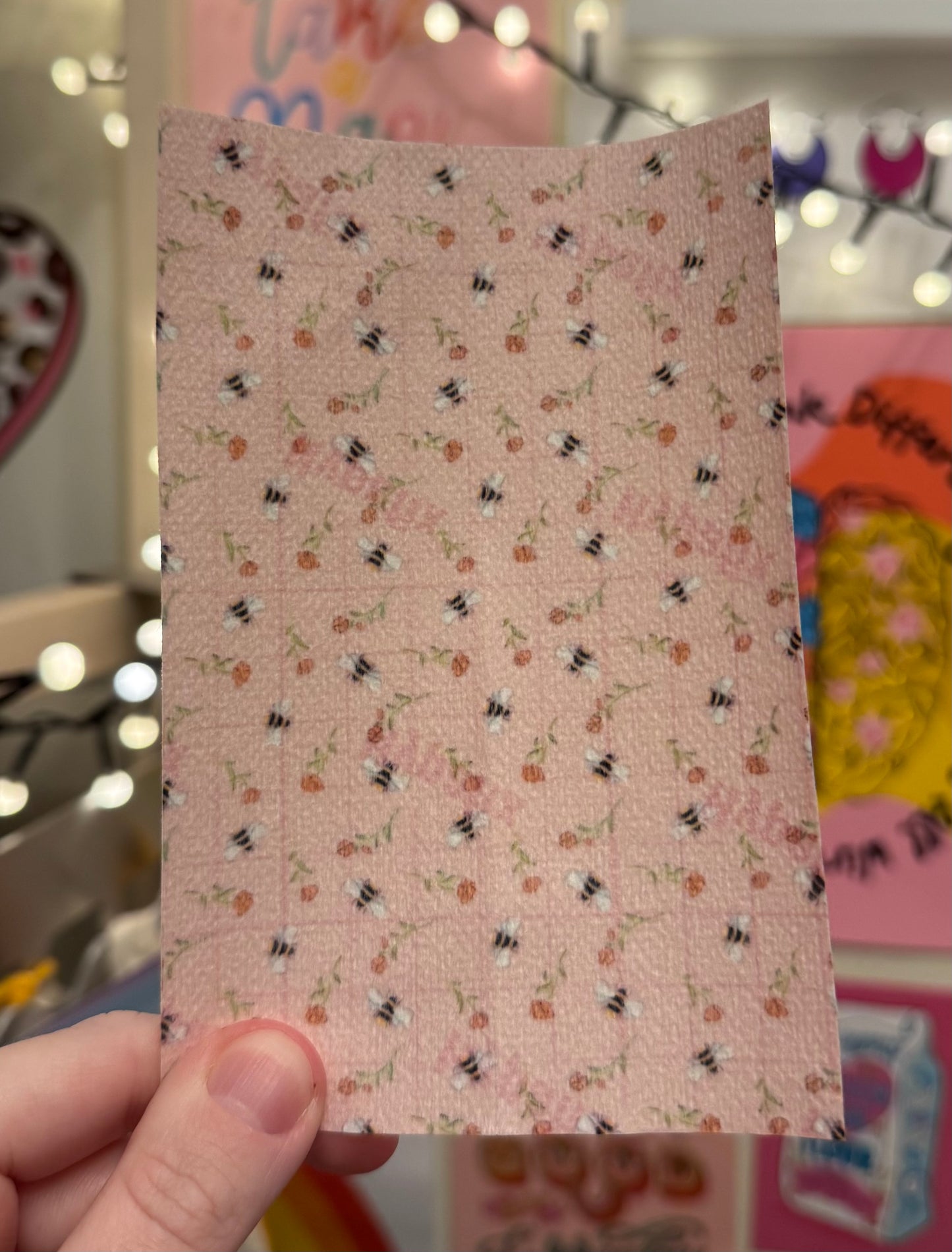 Pink summers & bumble bees Tubie tape
