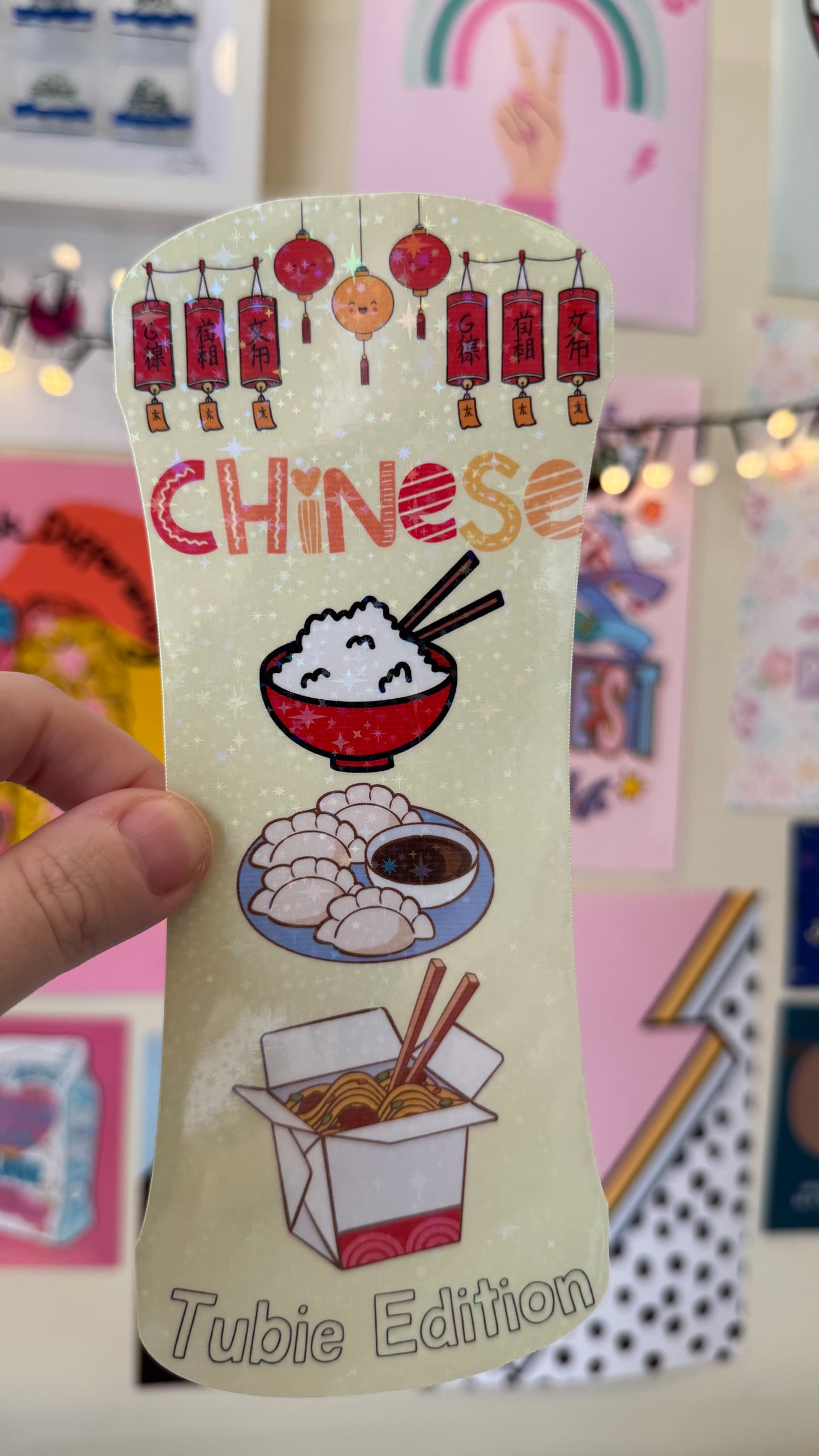 Chinese tubie edition - Foodie al Tubie (feed bottle stickers)