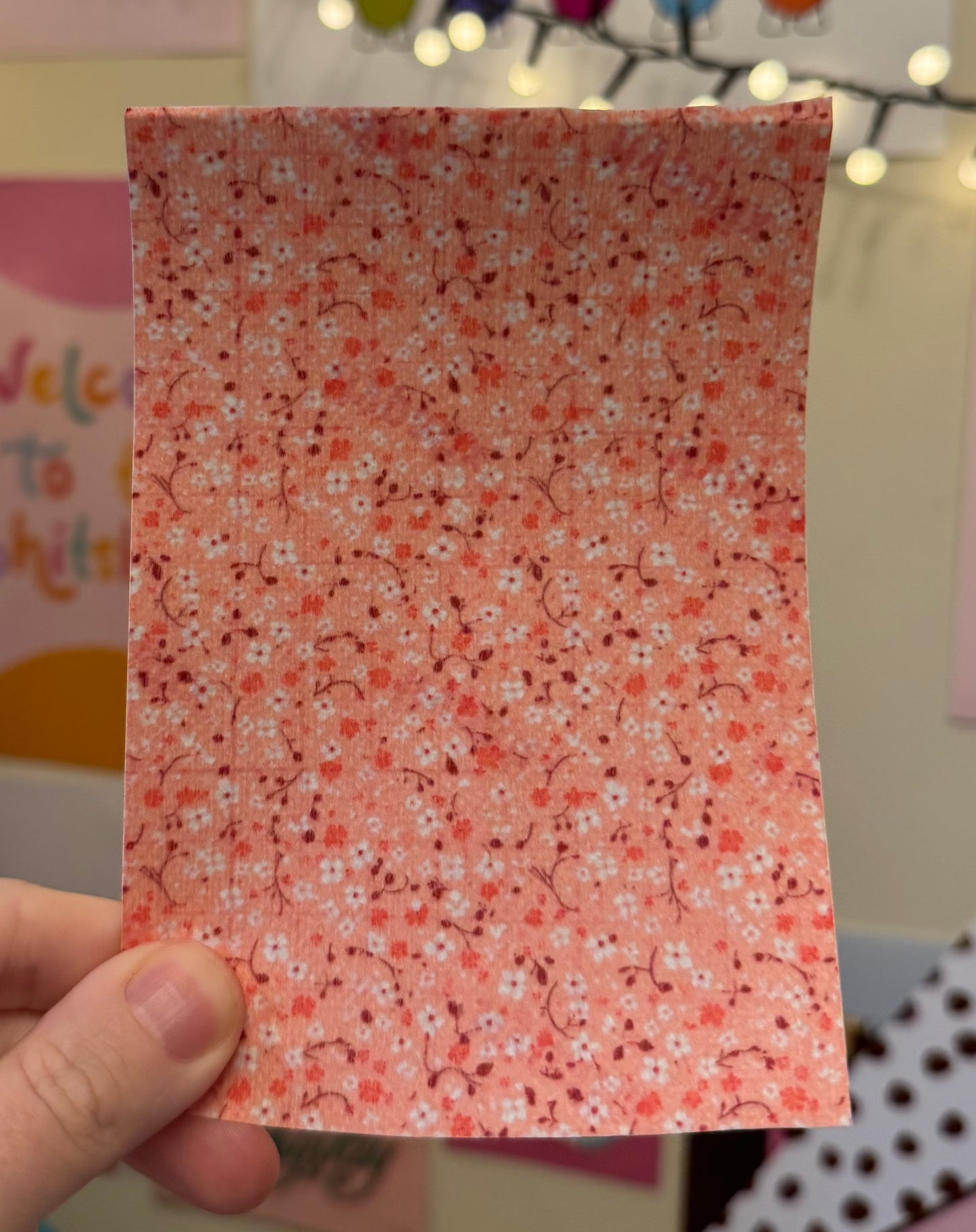 Pink Cherry blossom Tubie tape