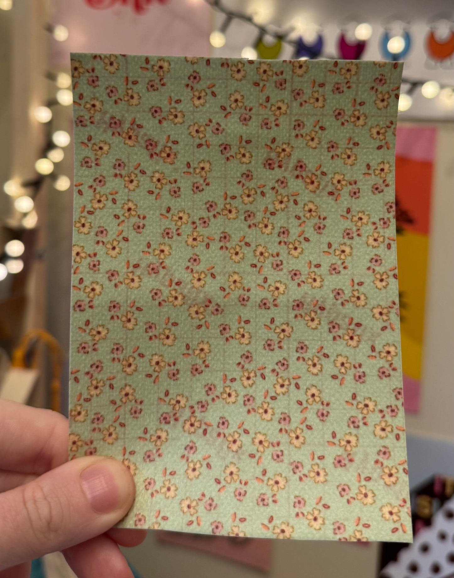 Baby green Ambrose flowers Tubie tape