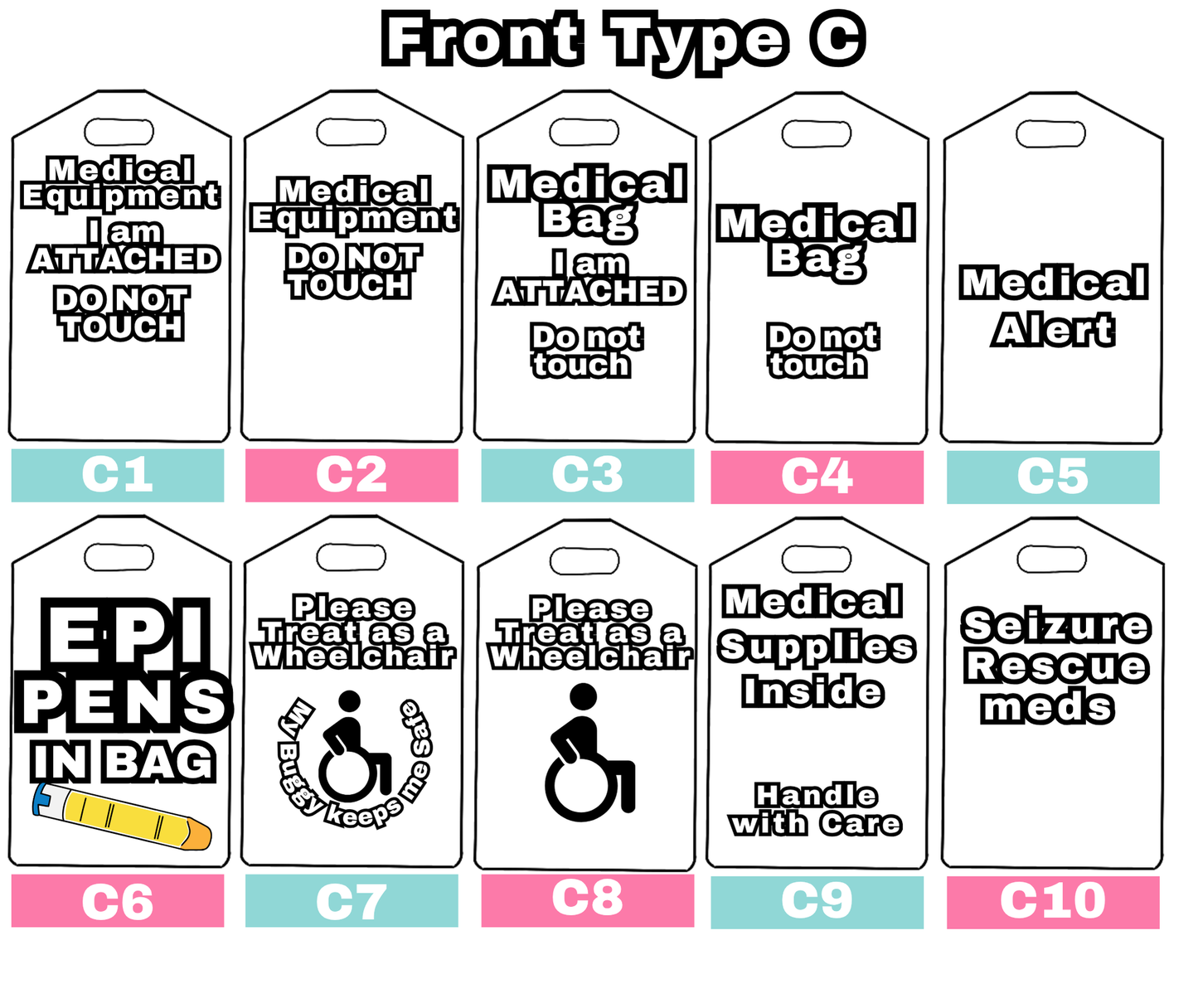 Create Your Own Medical Bag Tag