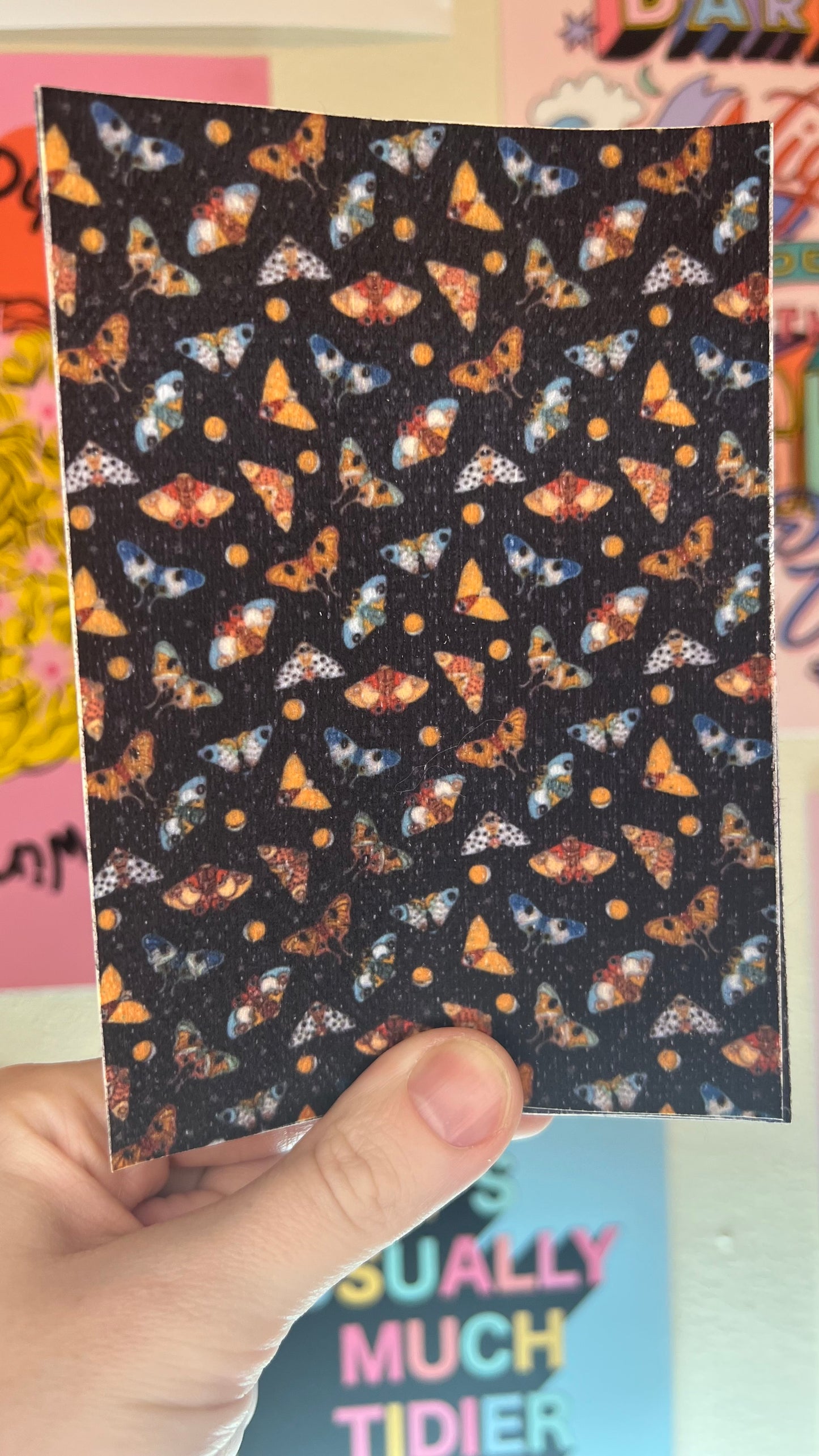 Black moths gothic Tubie tape