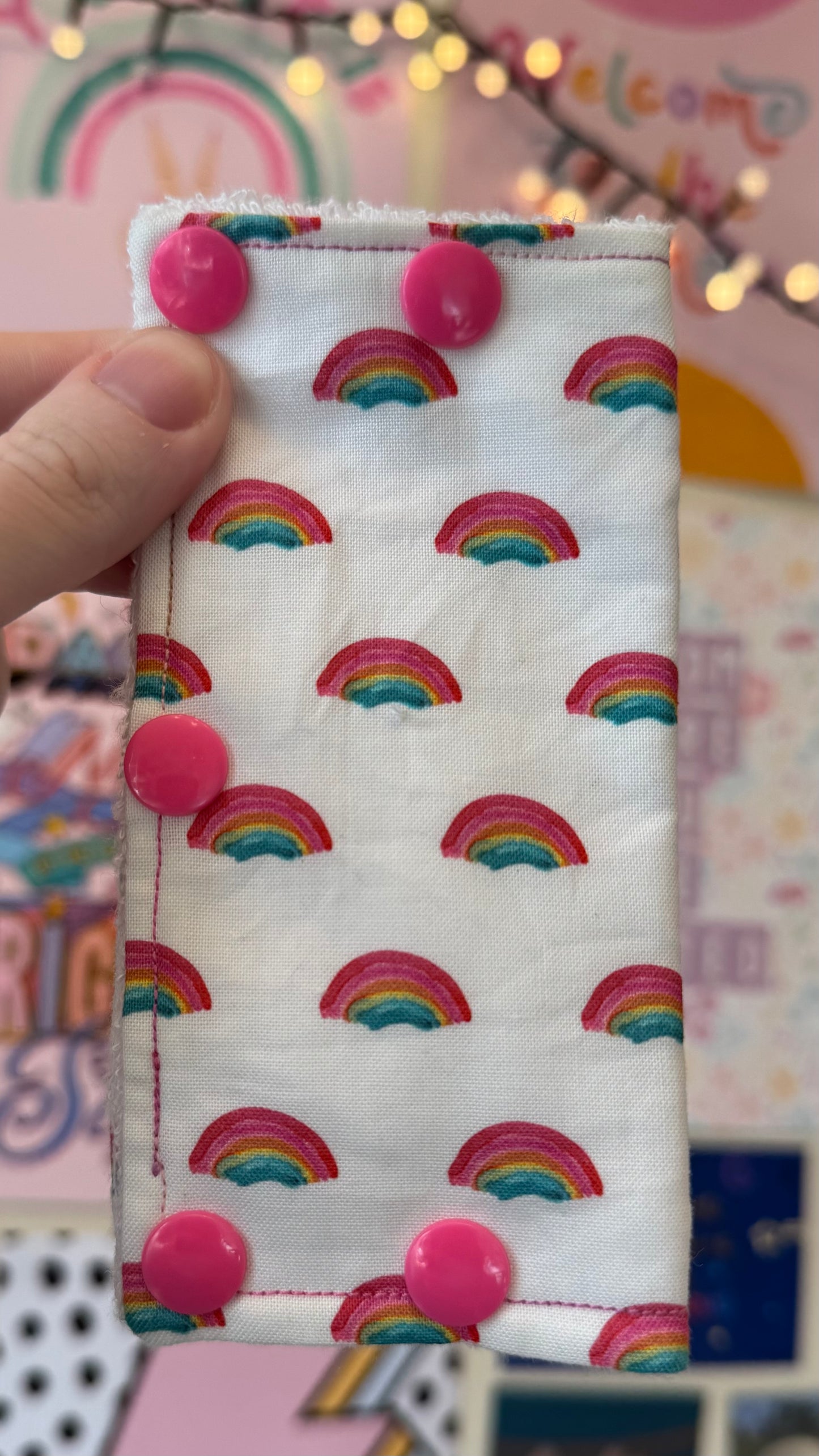 Cute rainbows Large port cover