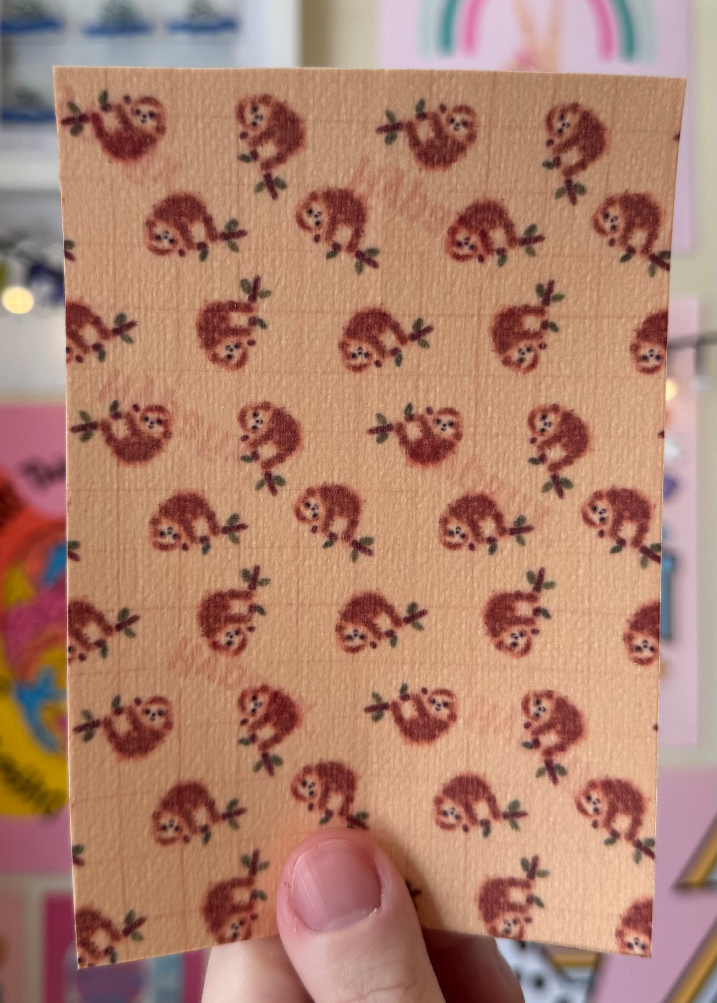 Brown chill Sloths Tubie tape
