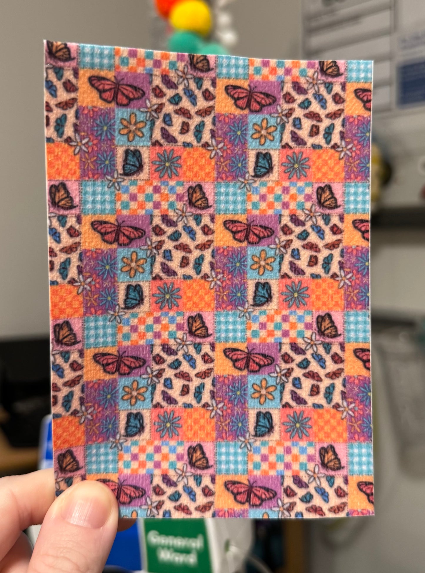 patchwork butterflys Tubie tape