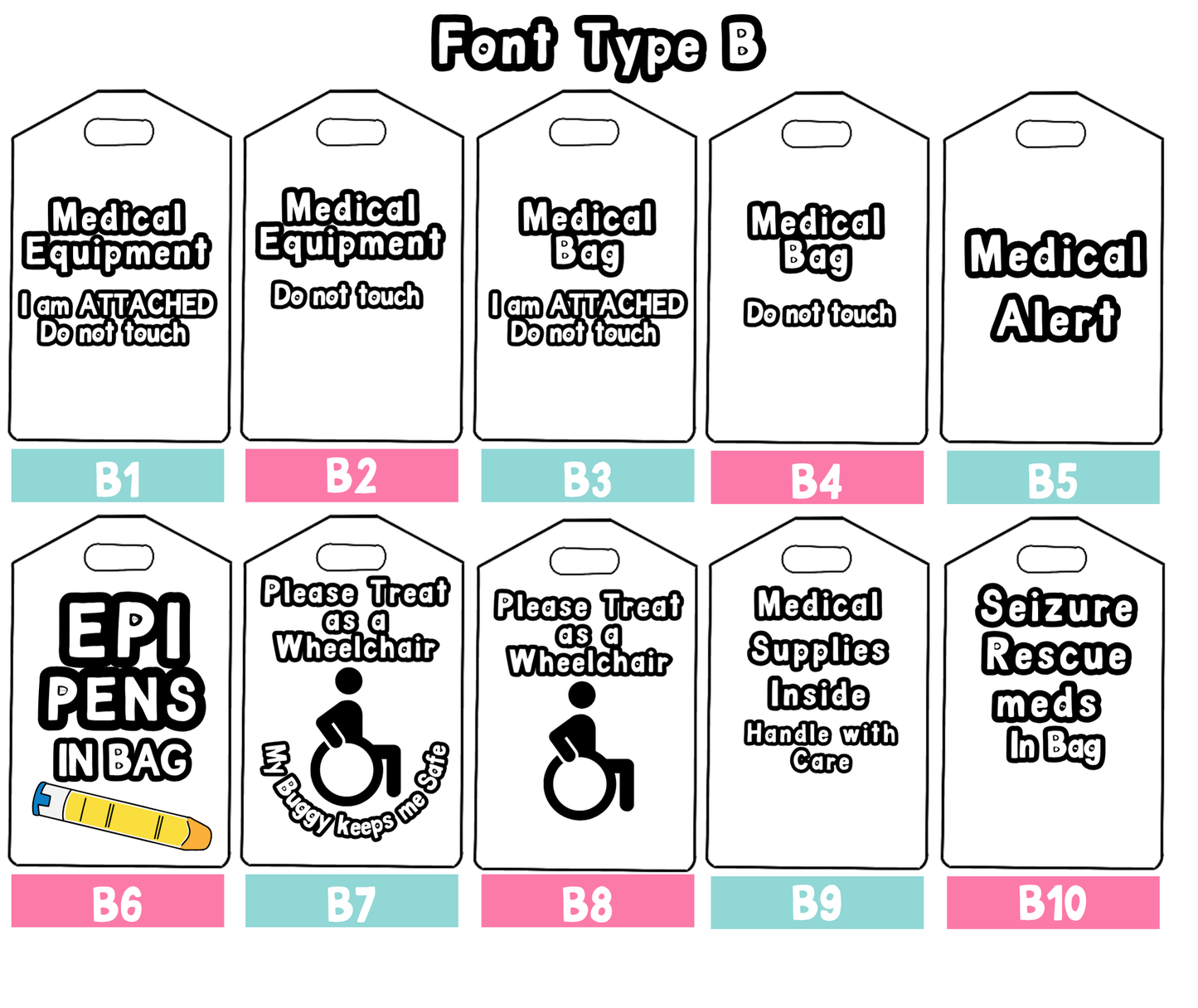 Create Your Own Medical Bag Tag