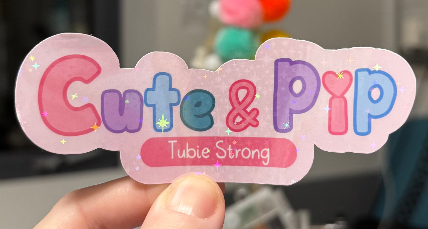 Cute & Pip sticker