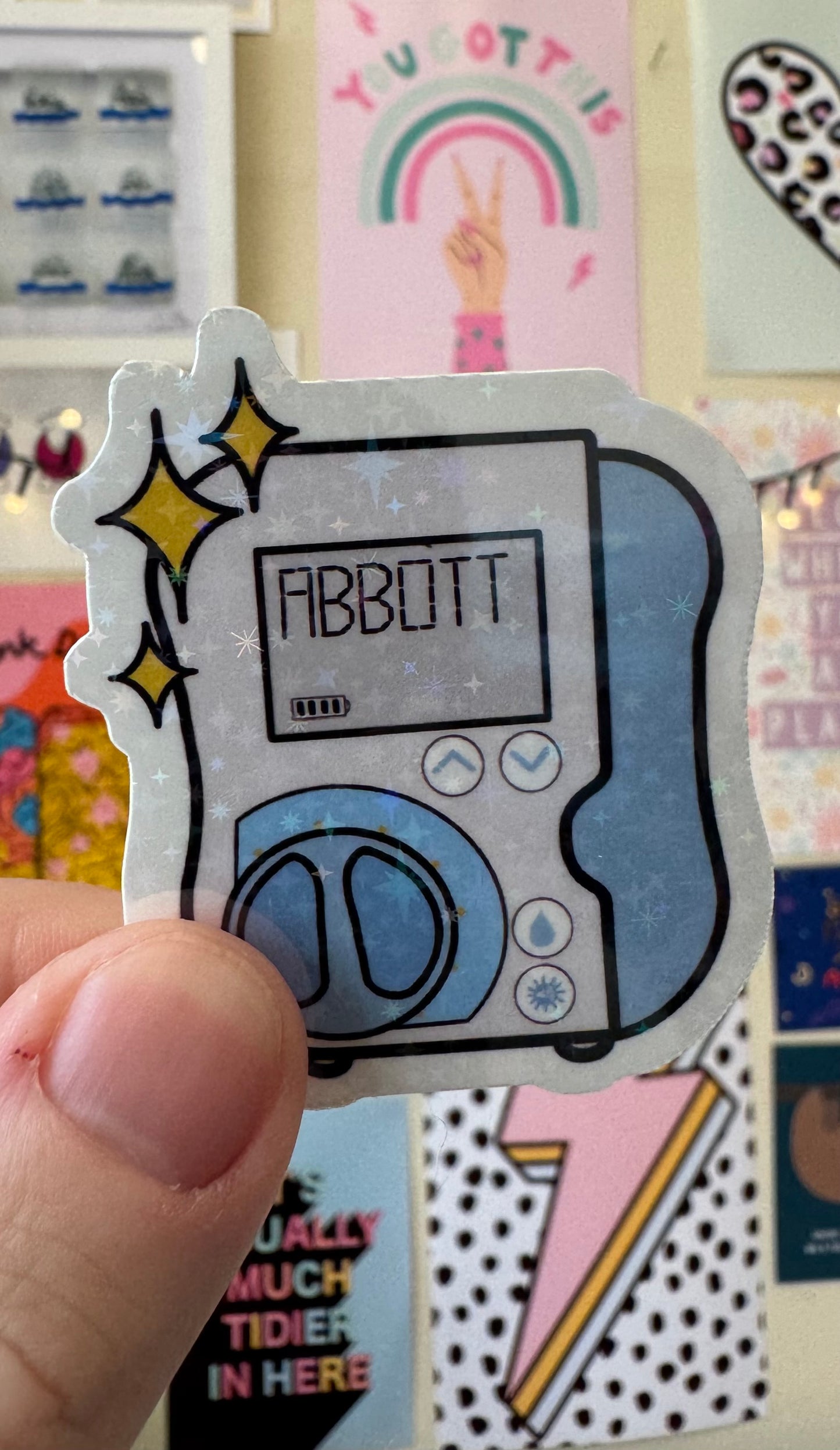 Abbott girly / Abbott pump cute ‘Classic’ sticker