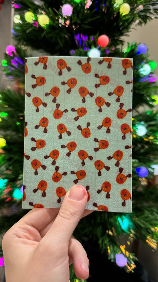 Blue reindeer Winter Tubie tape collection