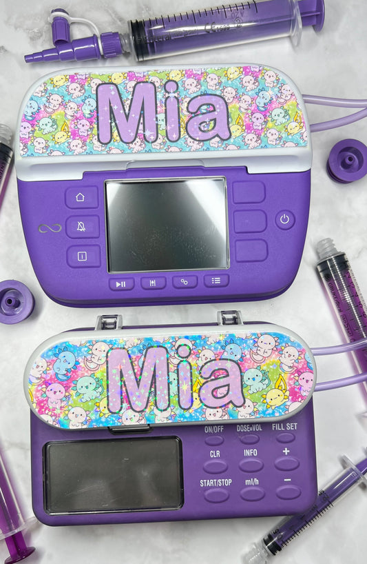 Axolotl‘s personalised Nutricia infinity and infinity 3 pump sticker