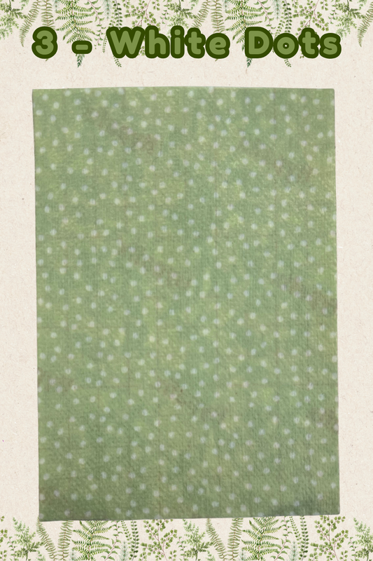 Green and white dots Tubie tape