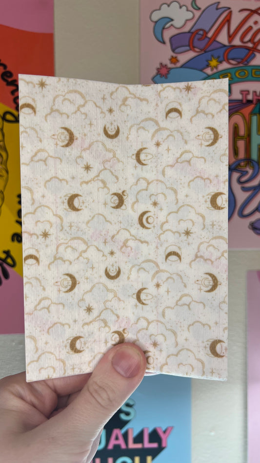 Celestial clouds and moons Tubie tape