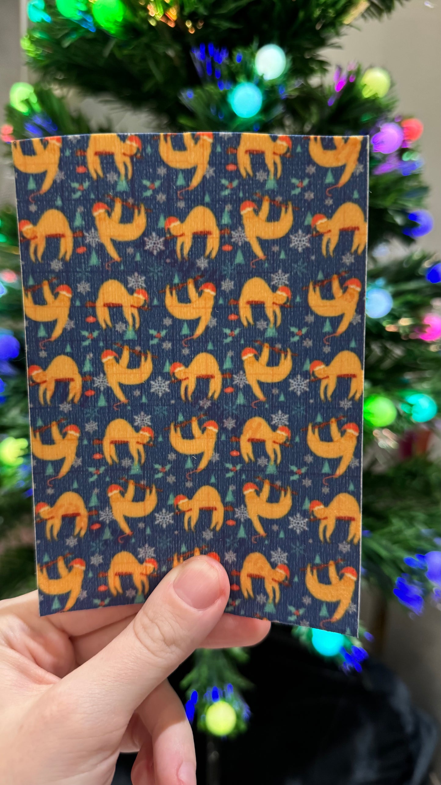 Xmas sloths Winter Tubie tape collection