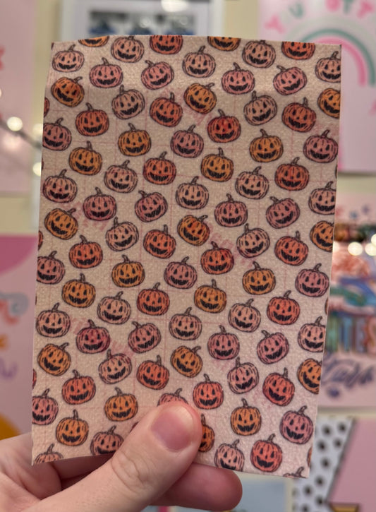 Pumpkins faces Halloween tubie tape