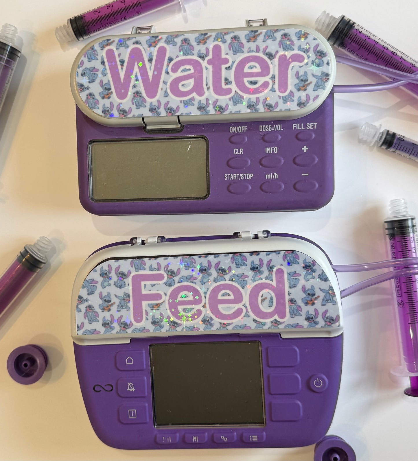 personalised both Nutricia infinity and infinity 3 pump types available (pump sticker) stitch