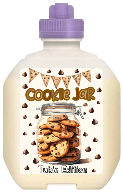 Nestle Peptamen Cookies jar tubie edition - Foodie al tubie feed bottle stickers