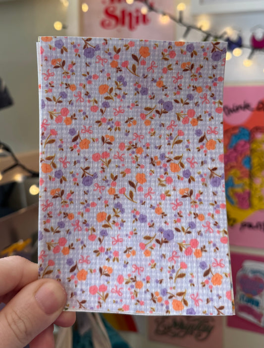 Countey gingham floral summer Tubie tape