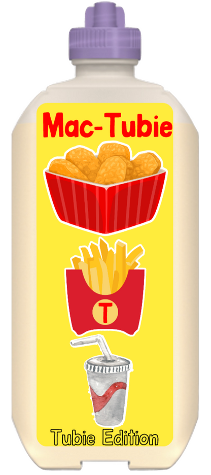 Nestle Peptamen Mac-Tubie “CHICKEN NUGGET” tubie edition - Foodie al  tubie feed bottle stickers