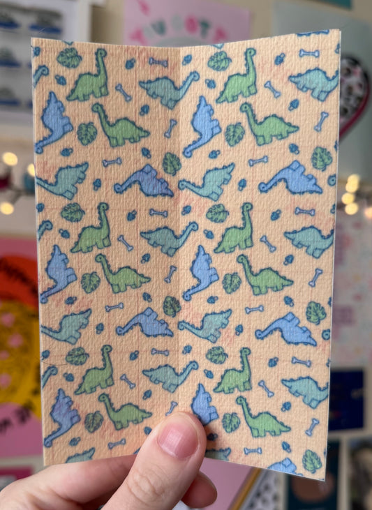 Diplodocus blue and green dinosaurs Tubie tape