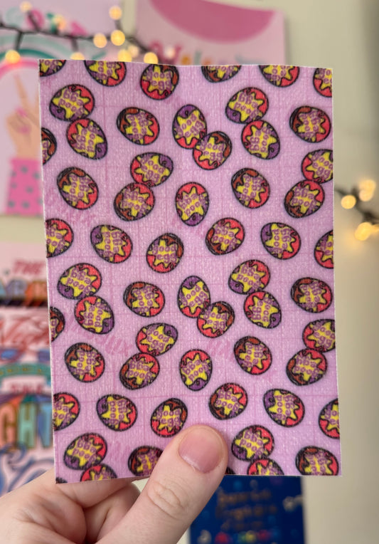 Chocolate good eggs tubie tape