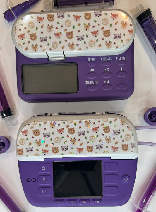 Forest and woodland friends Nutricia pump sticker